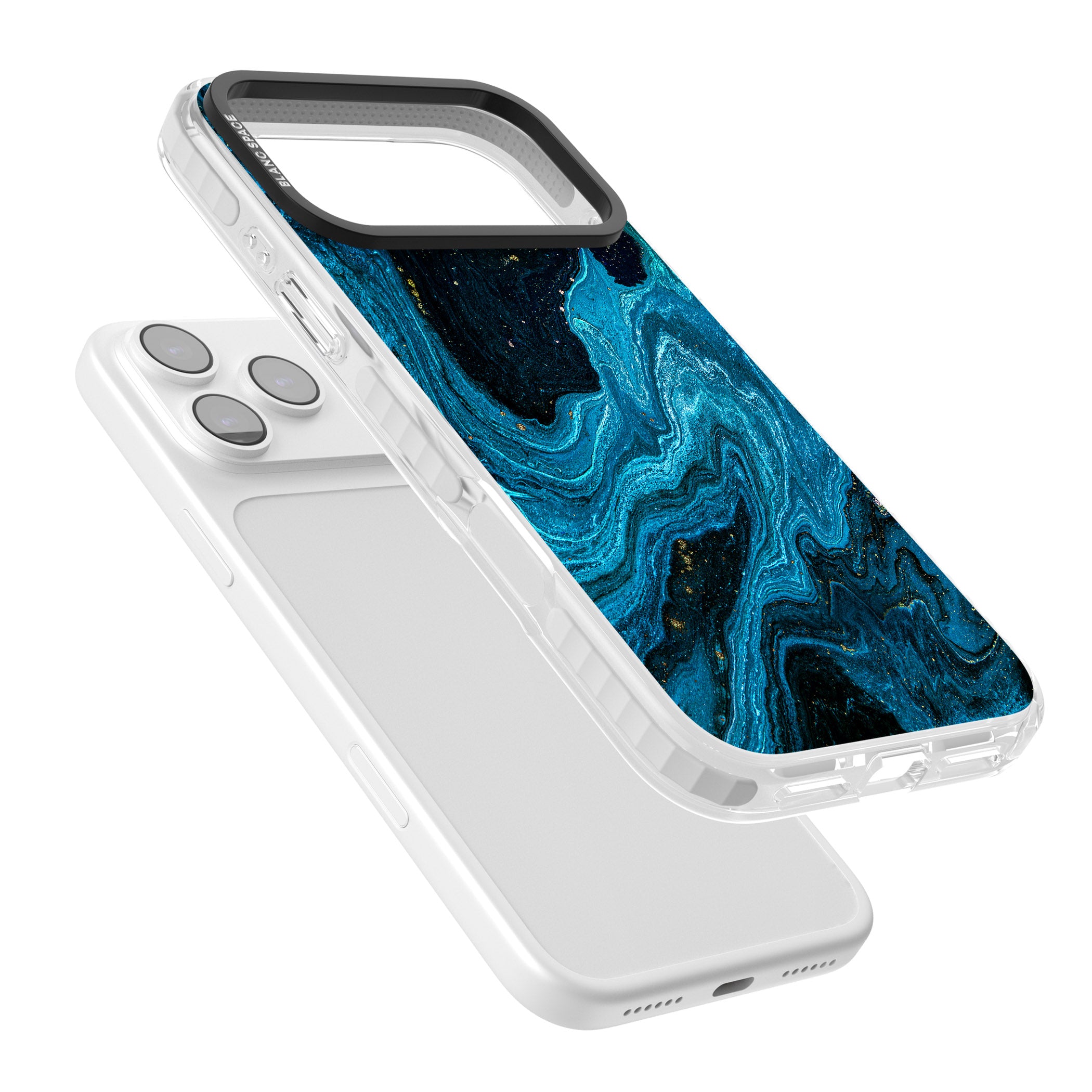 Saphire Lagoon iPhone 17 Pro Impact Pro Clear Phone Case Colours