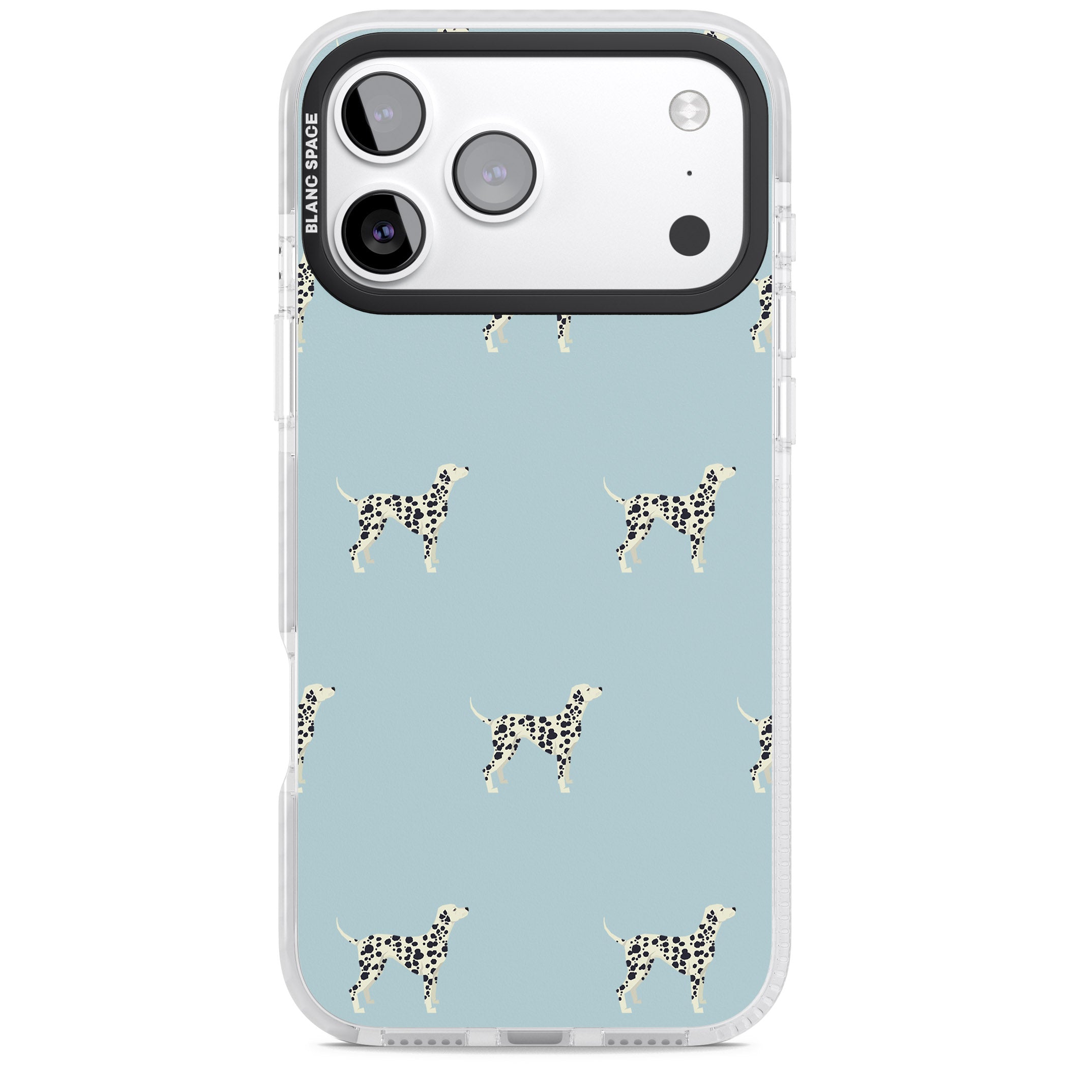 Dalmatian Pattern iPhone 17 Pro Impact Pro Clear Phone Case