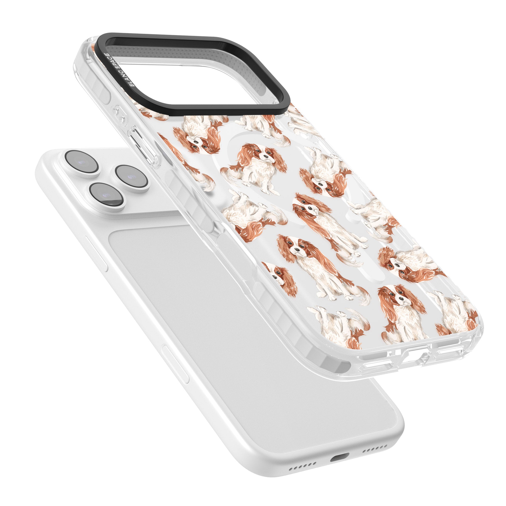 Cavalier King Charles Spaniel iPhone 17 Pro Impact Pro Clear Phone Case Colours