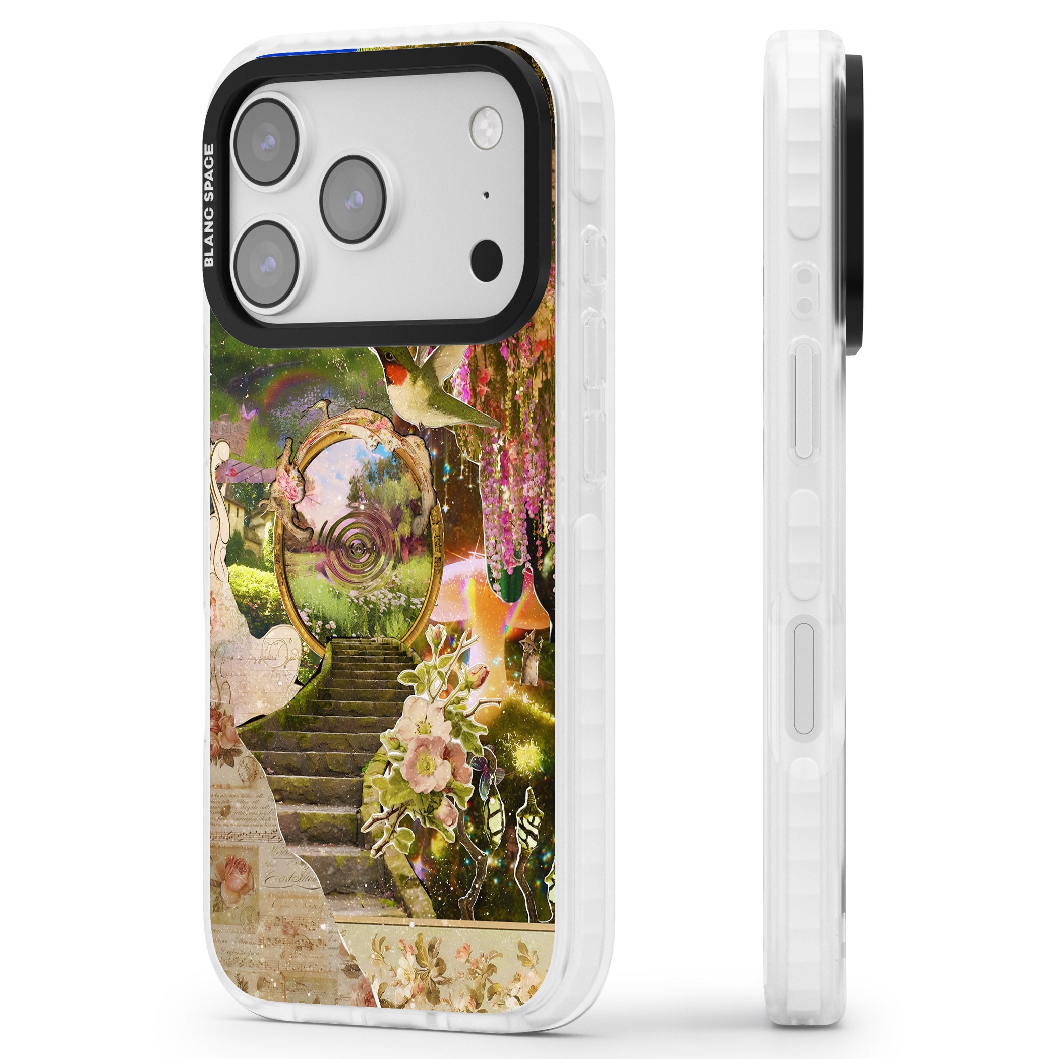 Fairy Portal iPhone 17 Pro Impact Pro Clear Phone Case Side Profile