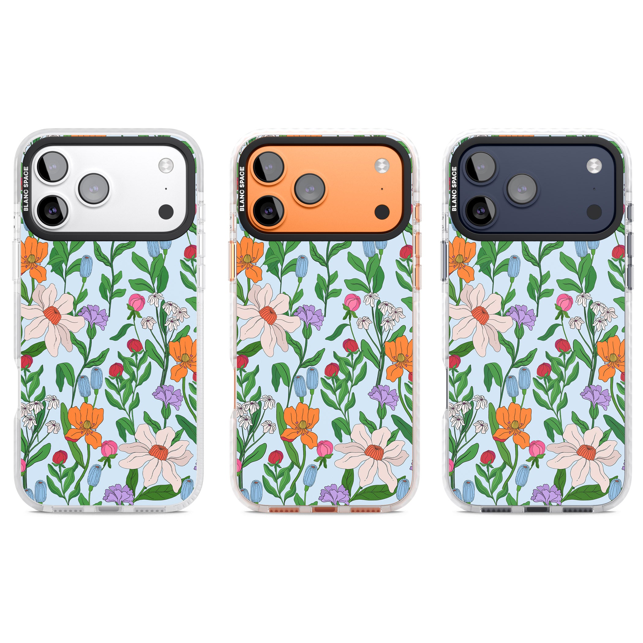 Full Bloom Background iPhone 17 Pro Impact Pro Clear Phone Case APT Impact Protection