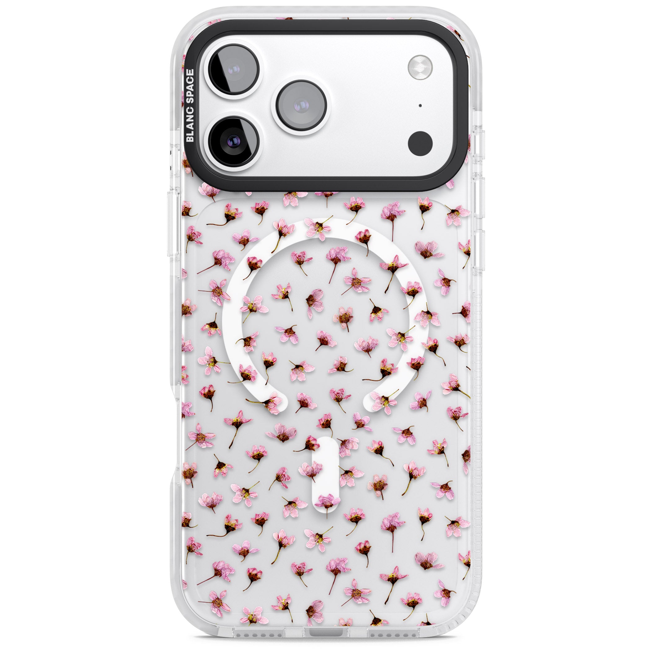 Pink Blossom iPhone 17 Pro Impact Pro Clear Phone Case