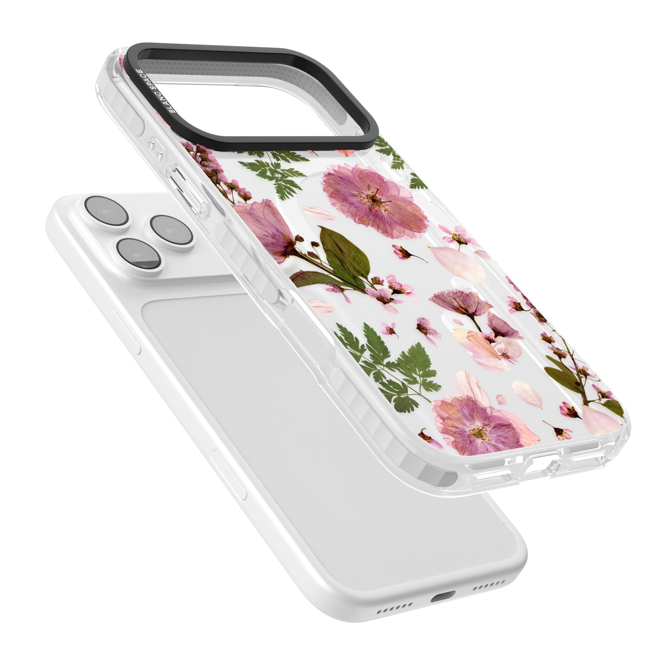 Blossom Bouquet iPhone 17 Pro Impact Pro Clear Phone Case Colours