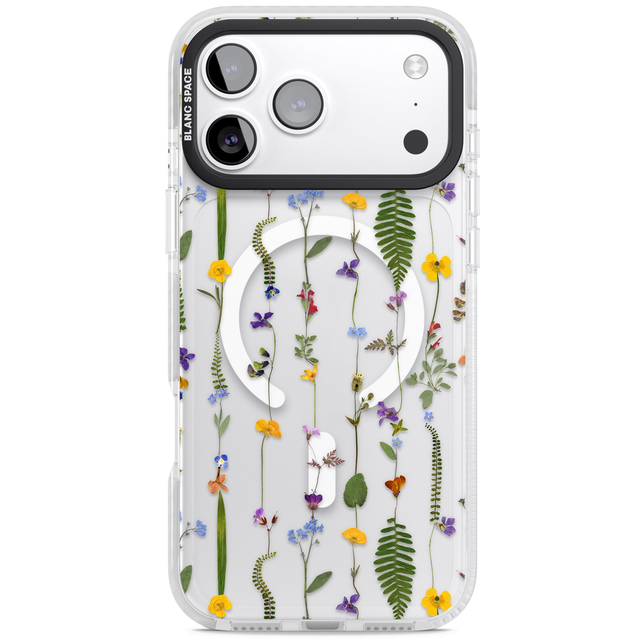 Wildflower Chain iPhone 17 Pro Impact Pro Clear Phone Case