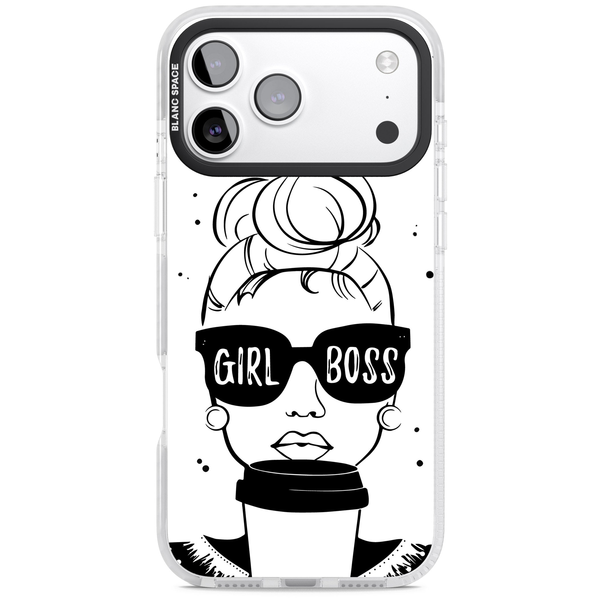 Girl Boss iPhone 17 Pro Impact Pro Clear Phone Case