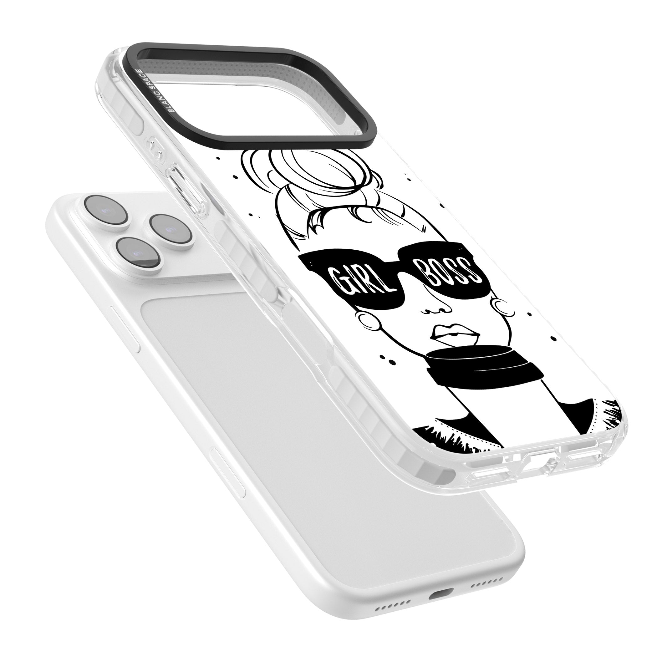 Girl Boss iPhone 17 Pro Impact Pro Clear Phone Case Colours