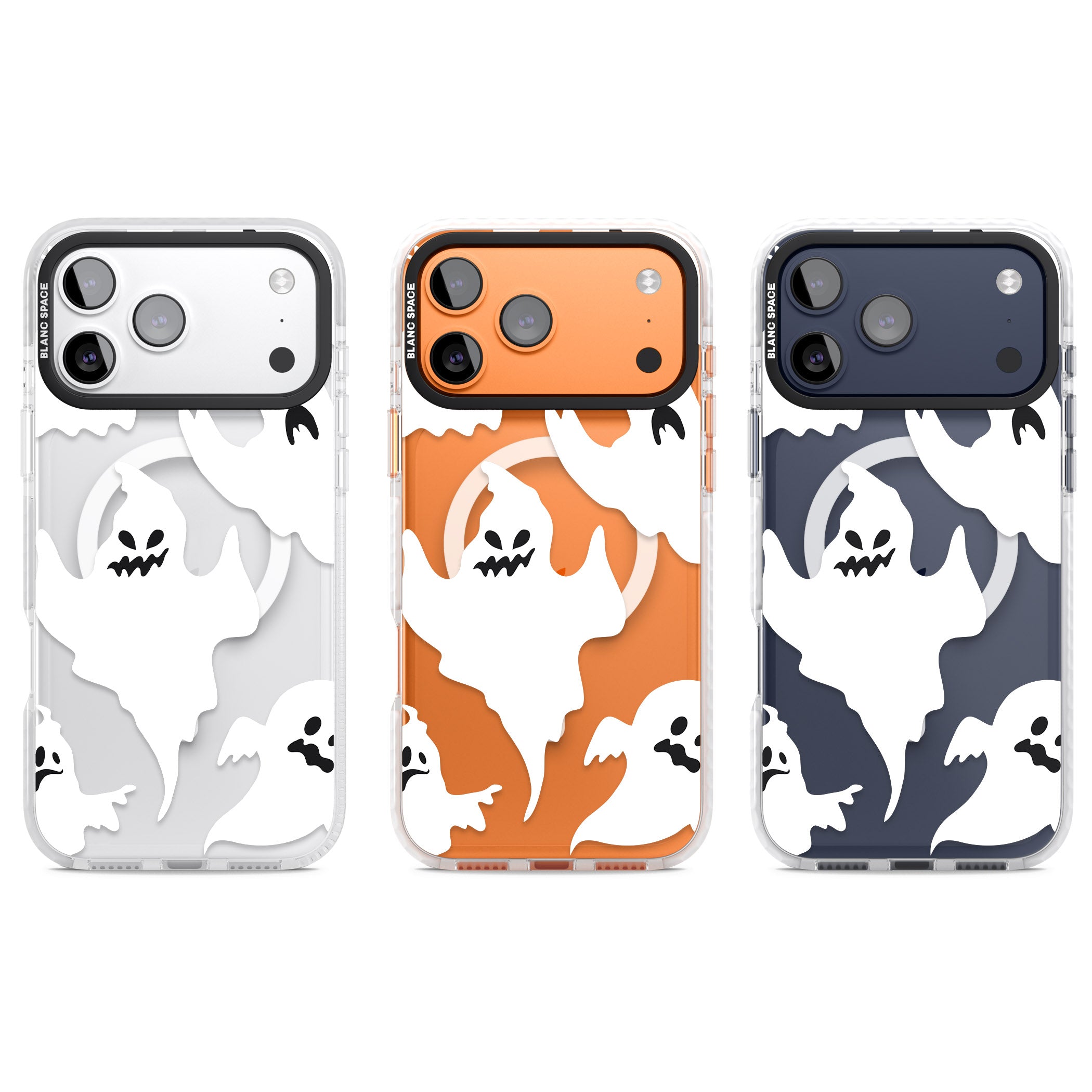 Ghost Pattern iPhone 17 Pro Impact Pro Clear Phone Case APT Impact Protection