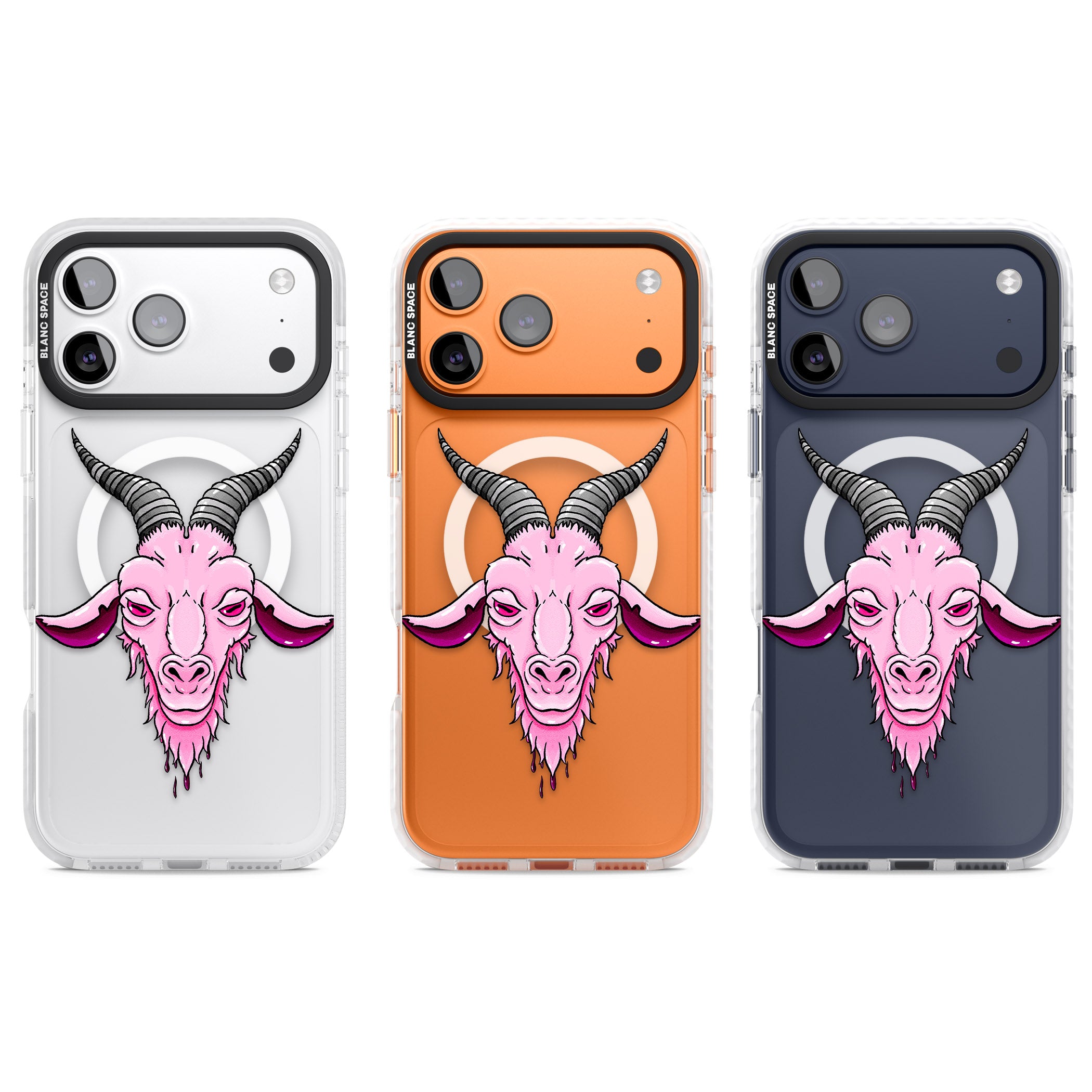 Ba Phomet iPhone 17 Pro Impact Pro Clear Phone Case APT Impact Protection