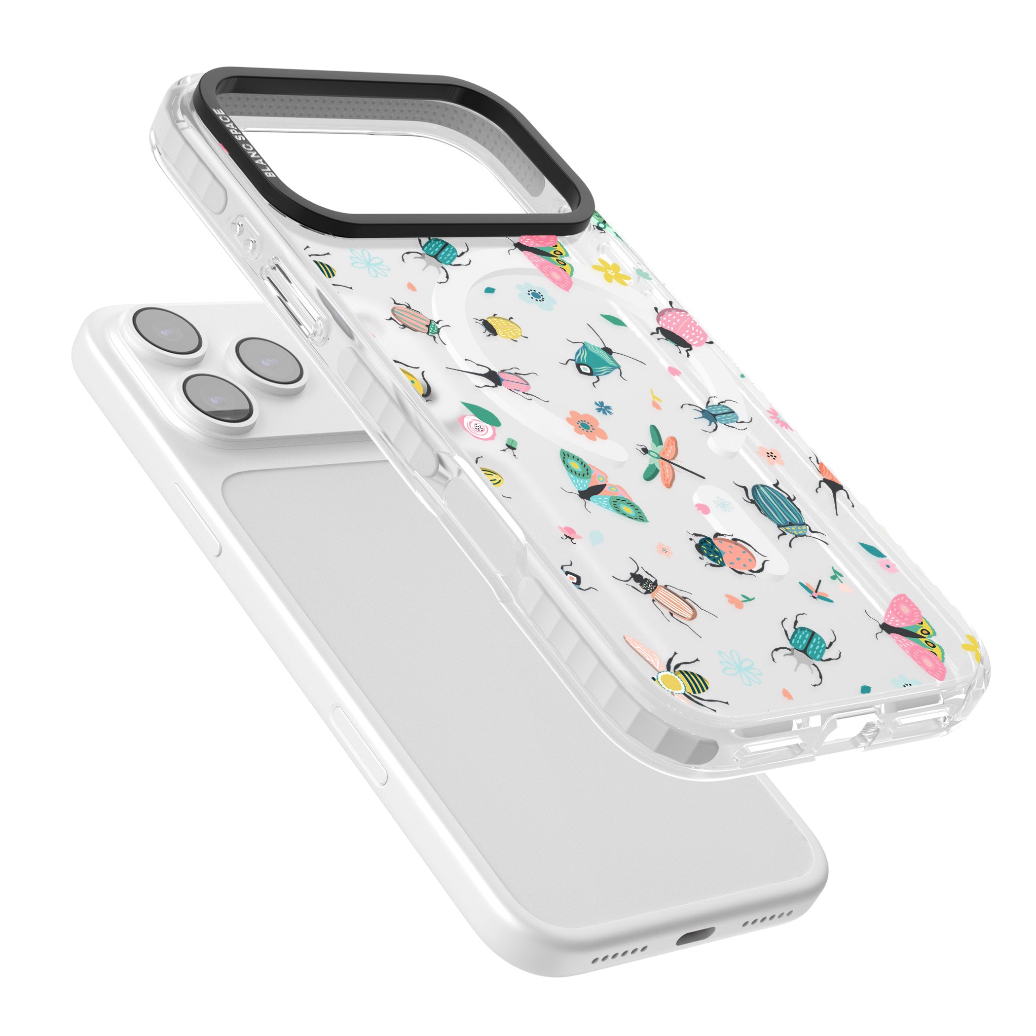 Playful Bug Life iPhone 17 Pro Impact Pro Clear Phone Case Colours