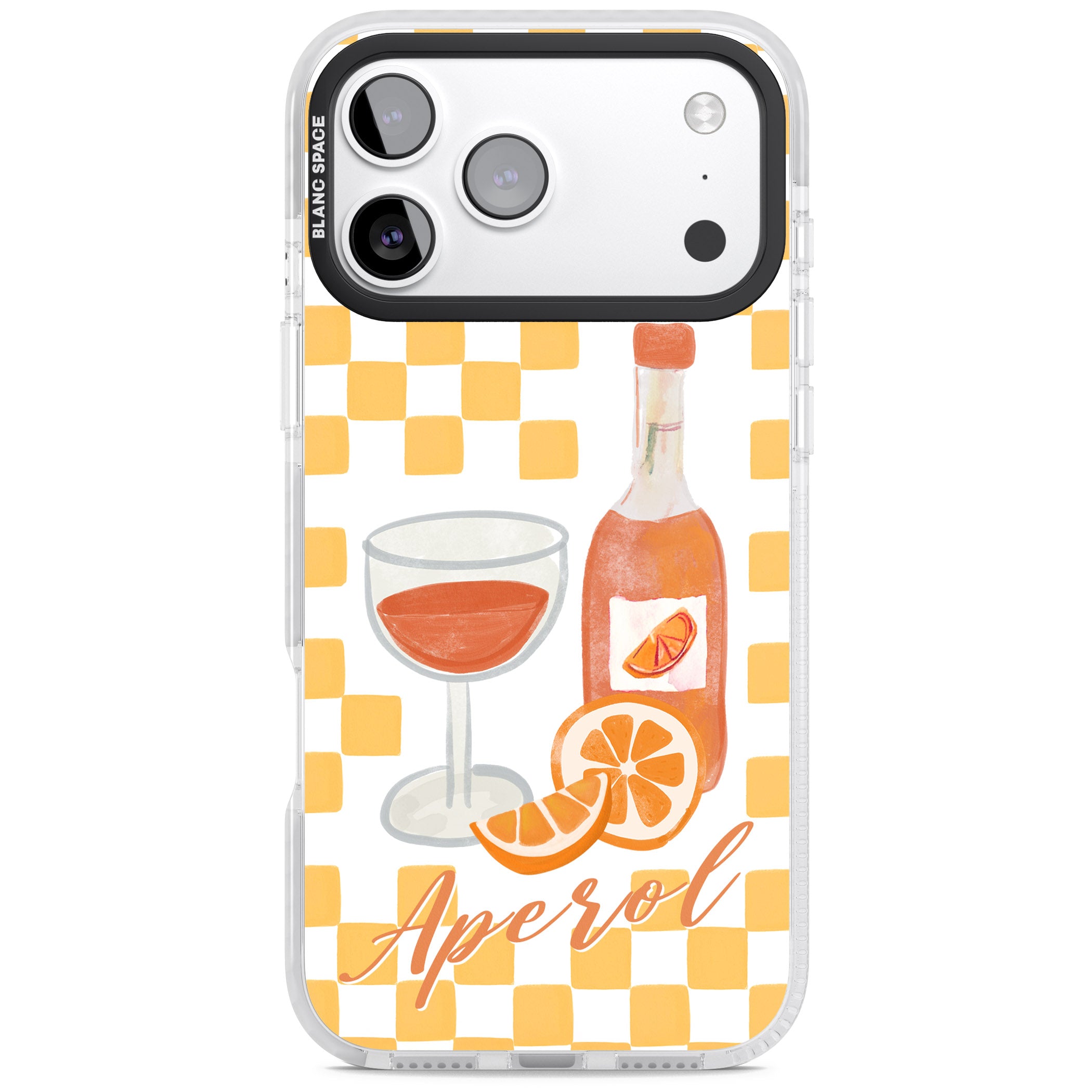 Checked Spritz iPhone 17 Pro Impact Pro Clear Phone Case