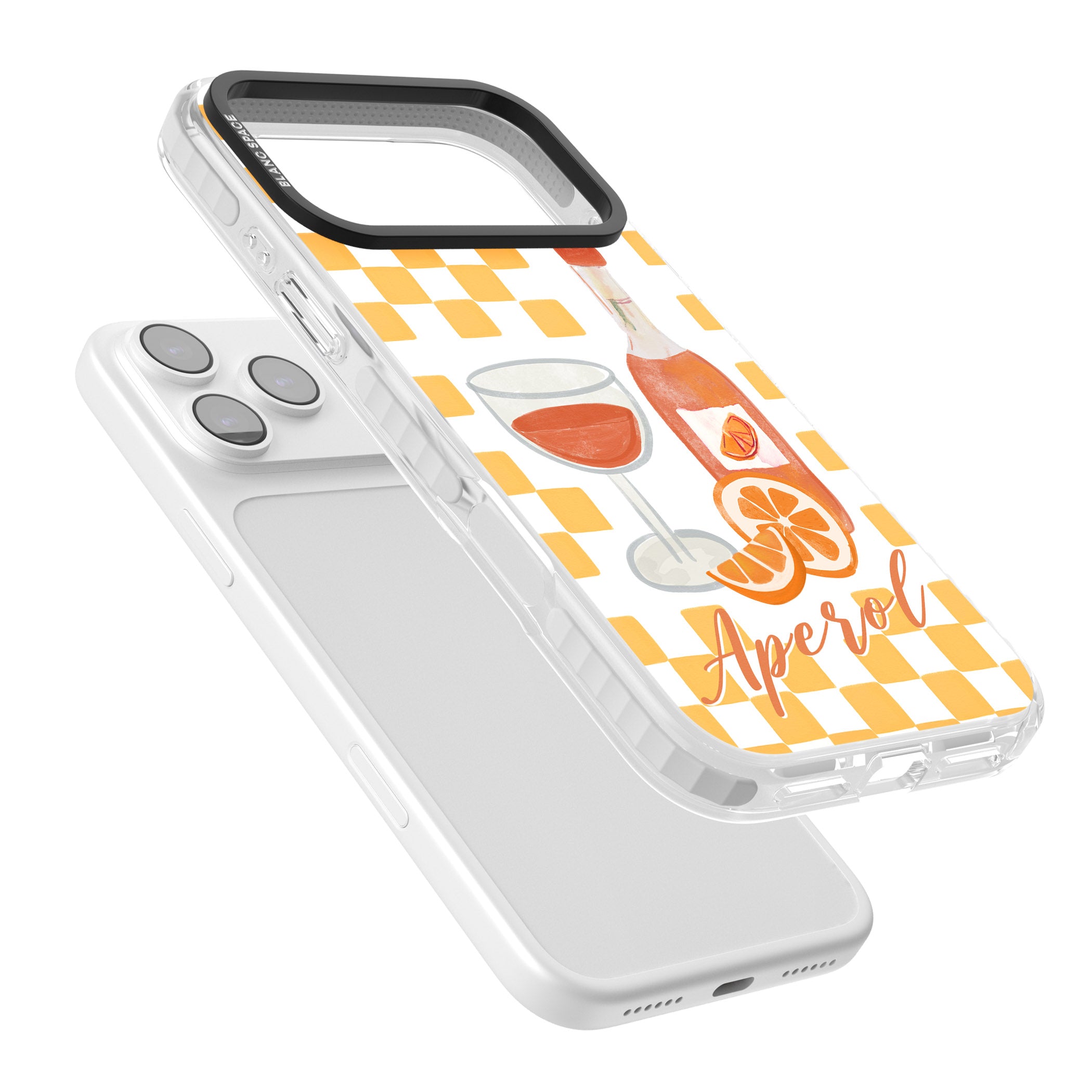 Checked Spritz iPhone 17 Pro Impact Pro Clear Phone Case Colours