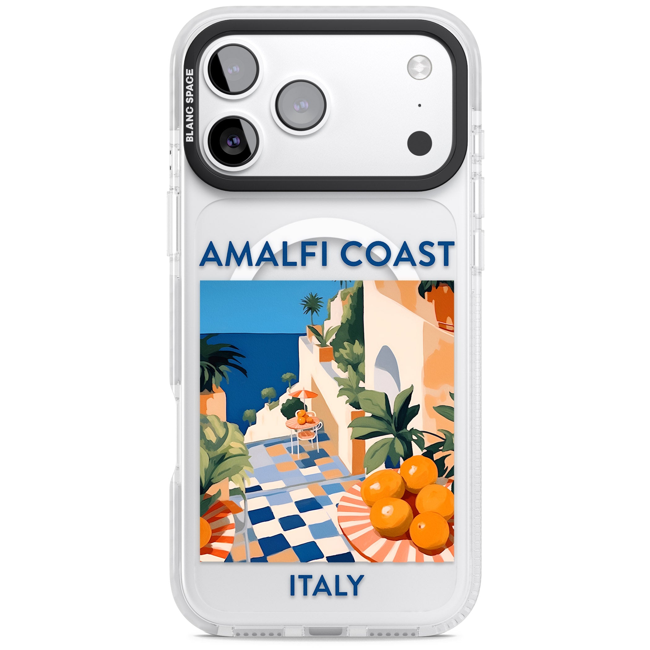 Amalfi Coast iPhone 17 Pro Impact Pro Clear Phone Case