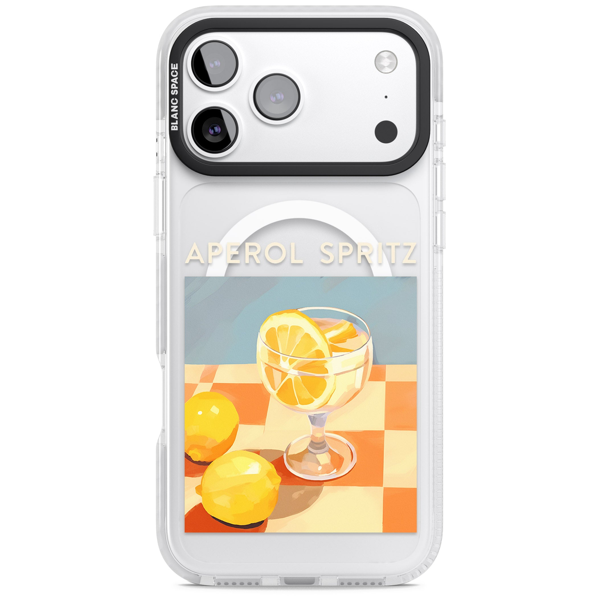 Lemon Spritz iPhone 17 Pro Impact Pro Clear Phone Case