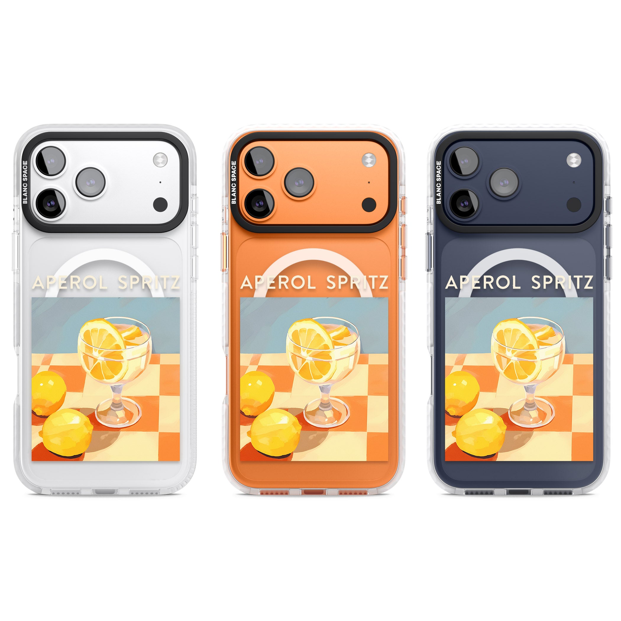 Lemon Spritz iPhone 17 Pro Impact Pro Clear Phone Case APT Impact Protection