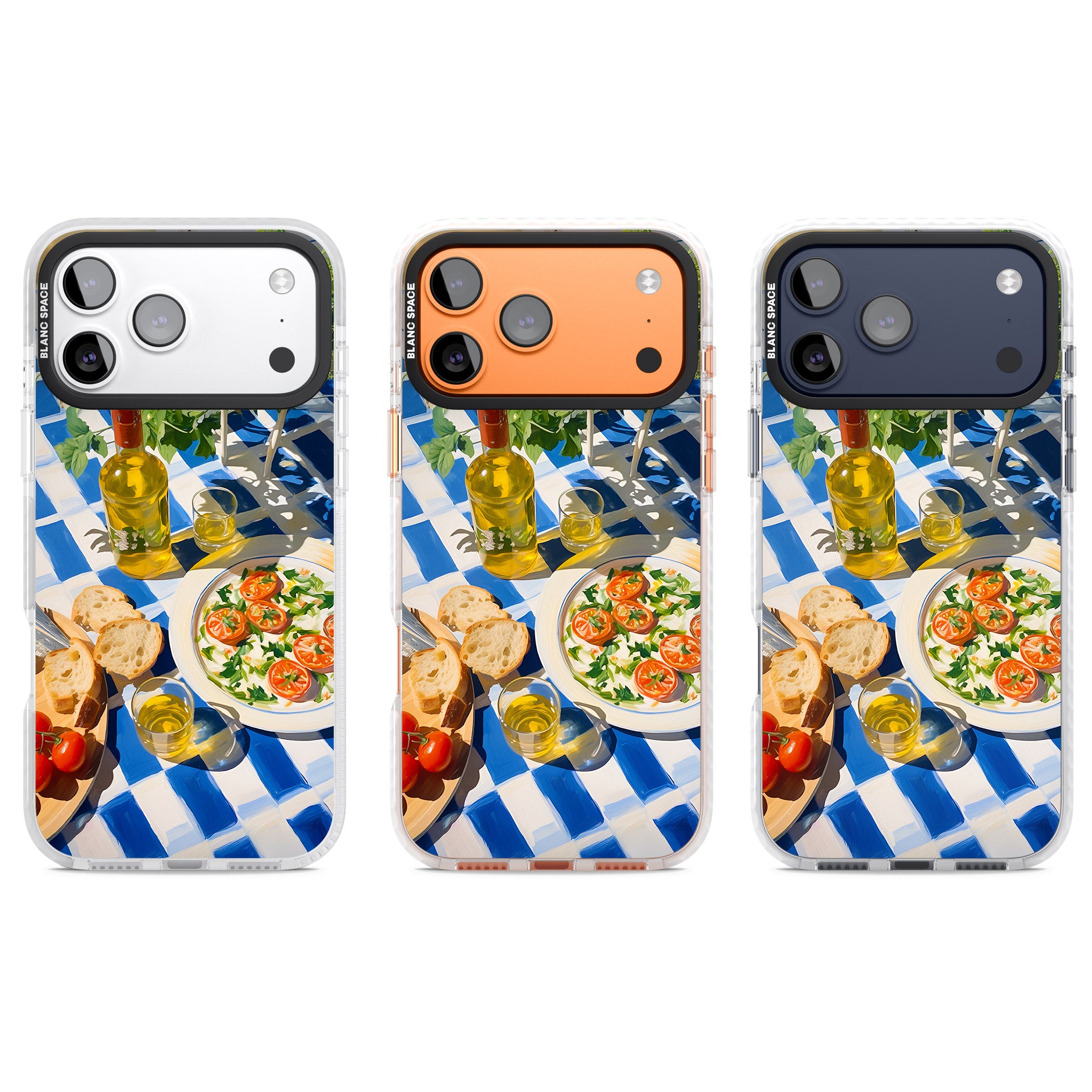 Caprese Salad iPhone 17 Pro Impact Pro Clear Phone Case APT Impact Protection
