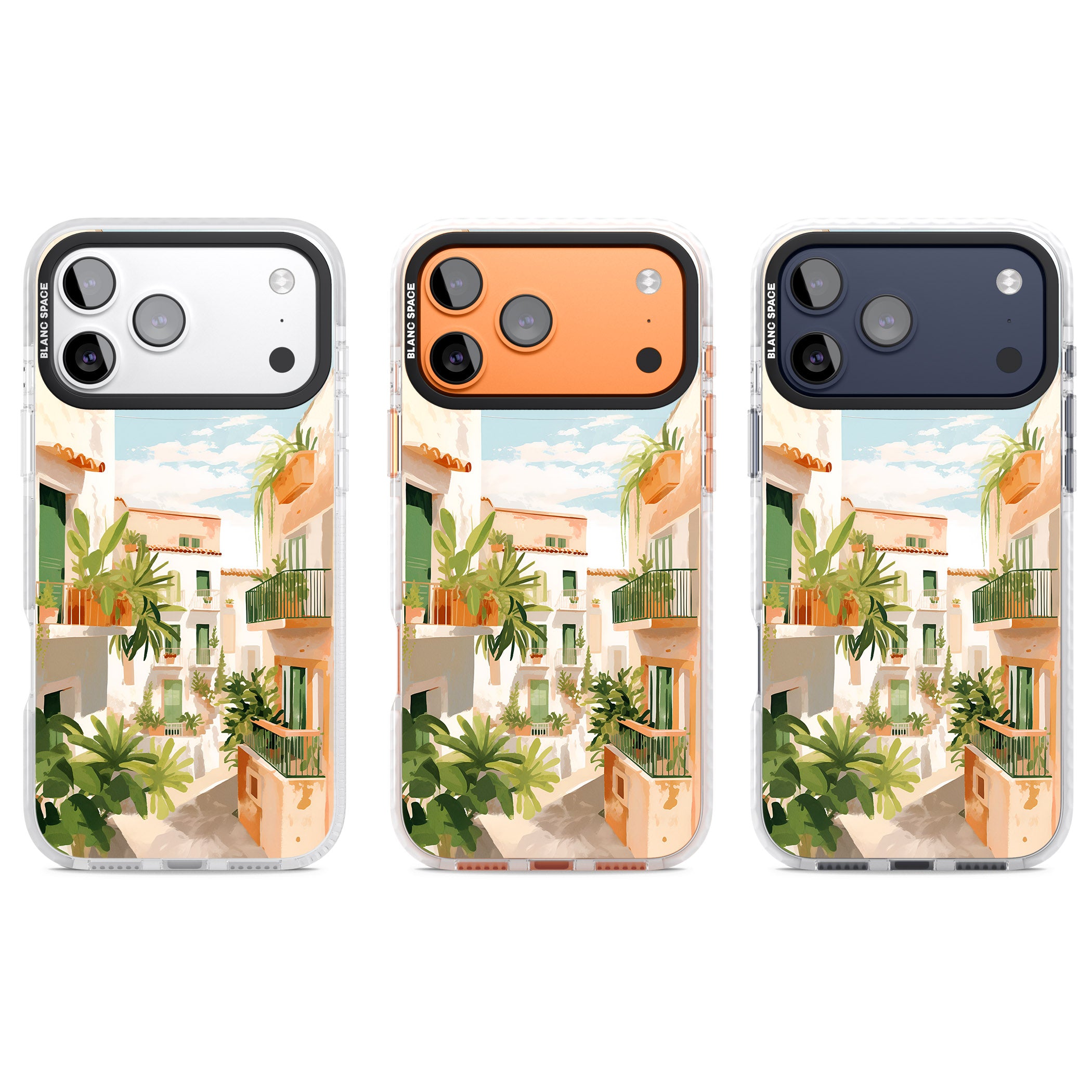 Tuscan Balconies iPhone 17 Pro Impact Pro Clear Phone Case APT Impact Protection