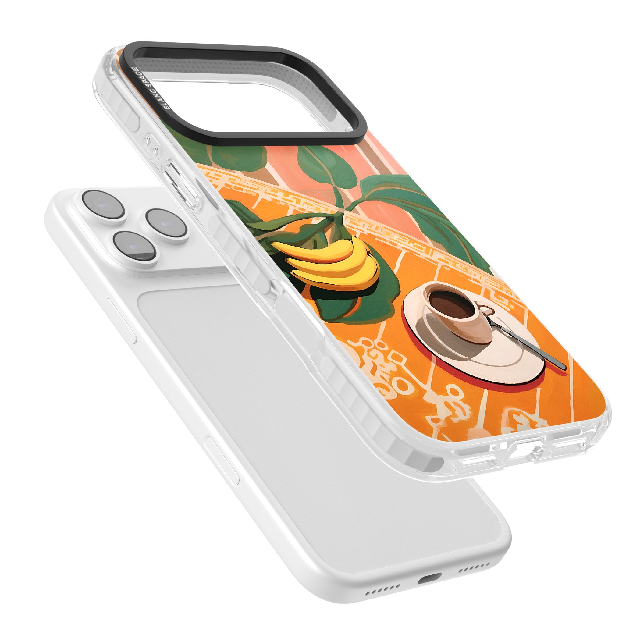 Mediterranean Breakfast iPhone 17 Pro Impact Pro Clear Phone Case Colours