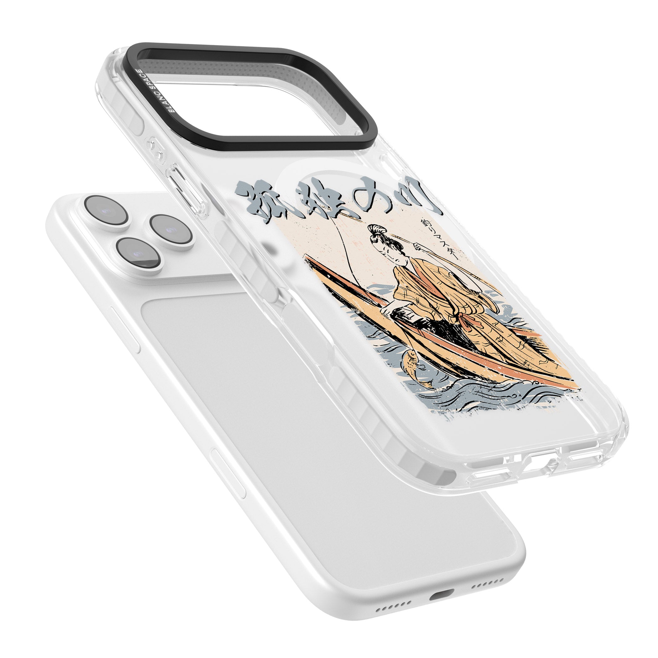 Japanese River iPhone 17 Pro Impact Pro Clear Phone Case Colours