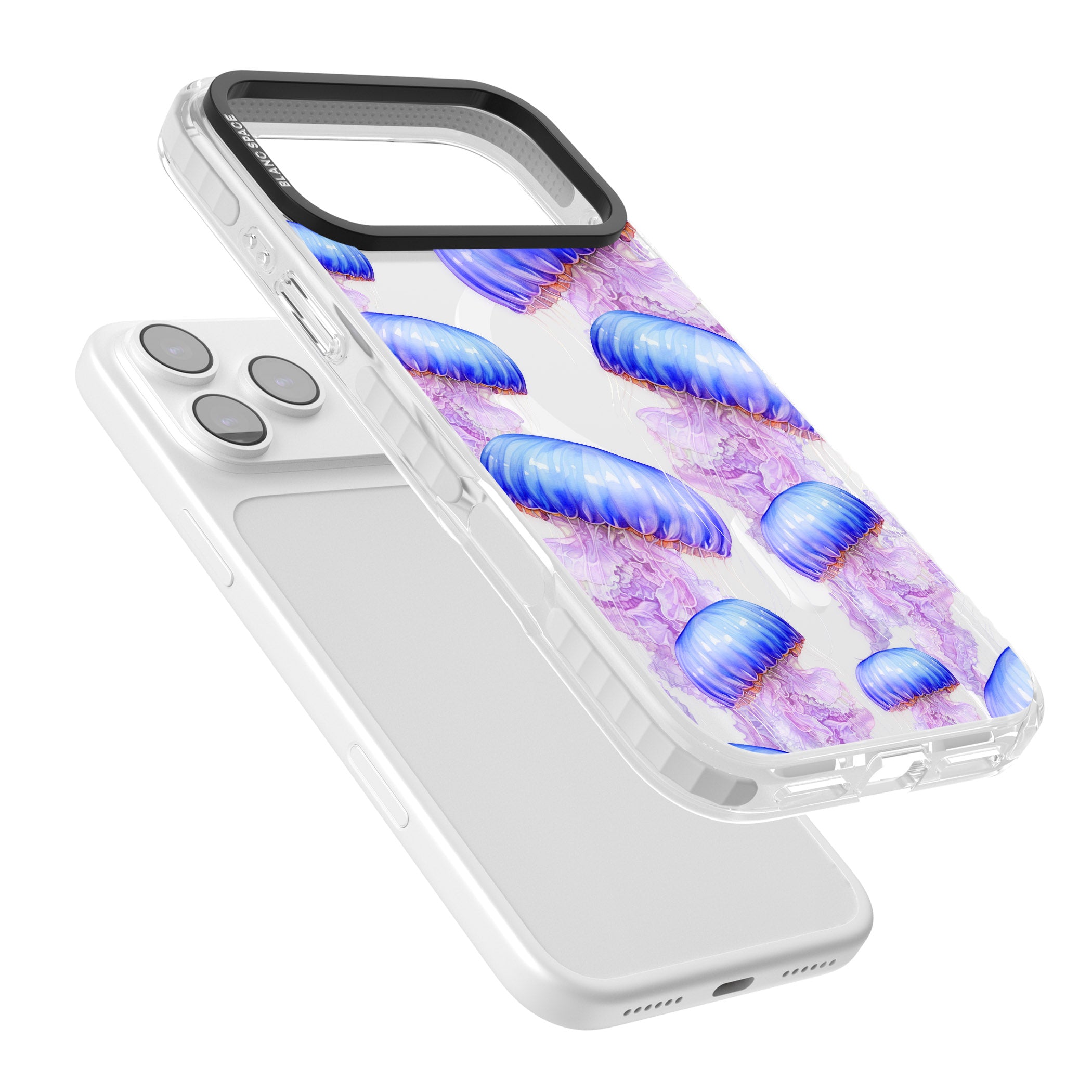 Jellyfish iPhone 17 Pro Impact Pro Clear Phone Case Colours