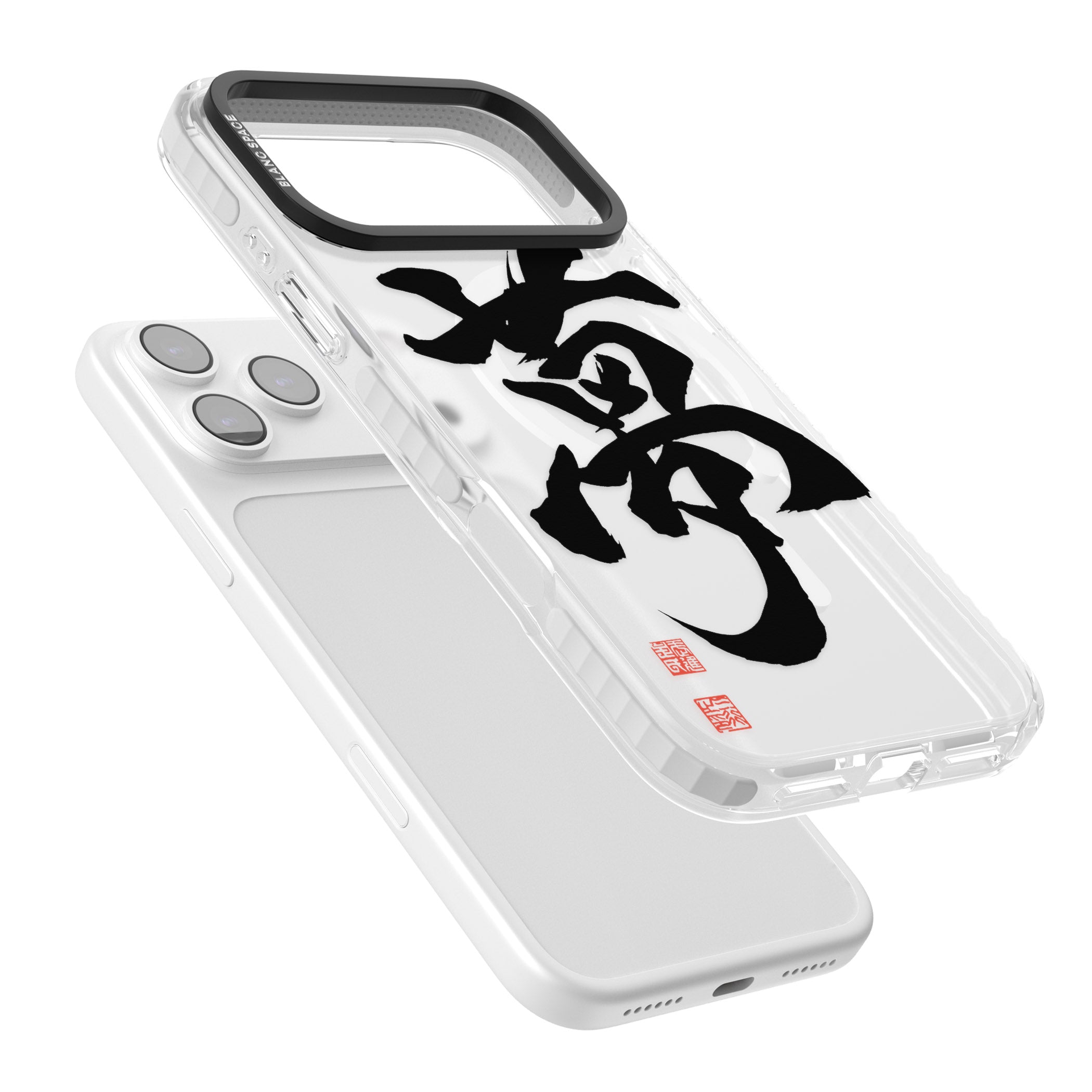 Japanese Kanji Dream iPhone 17 Pro Impact Pro Clear Phone Case Colours