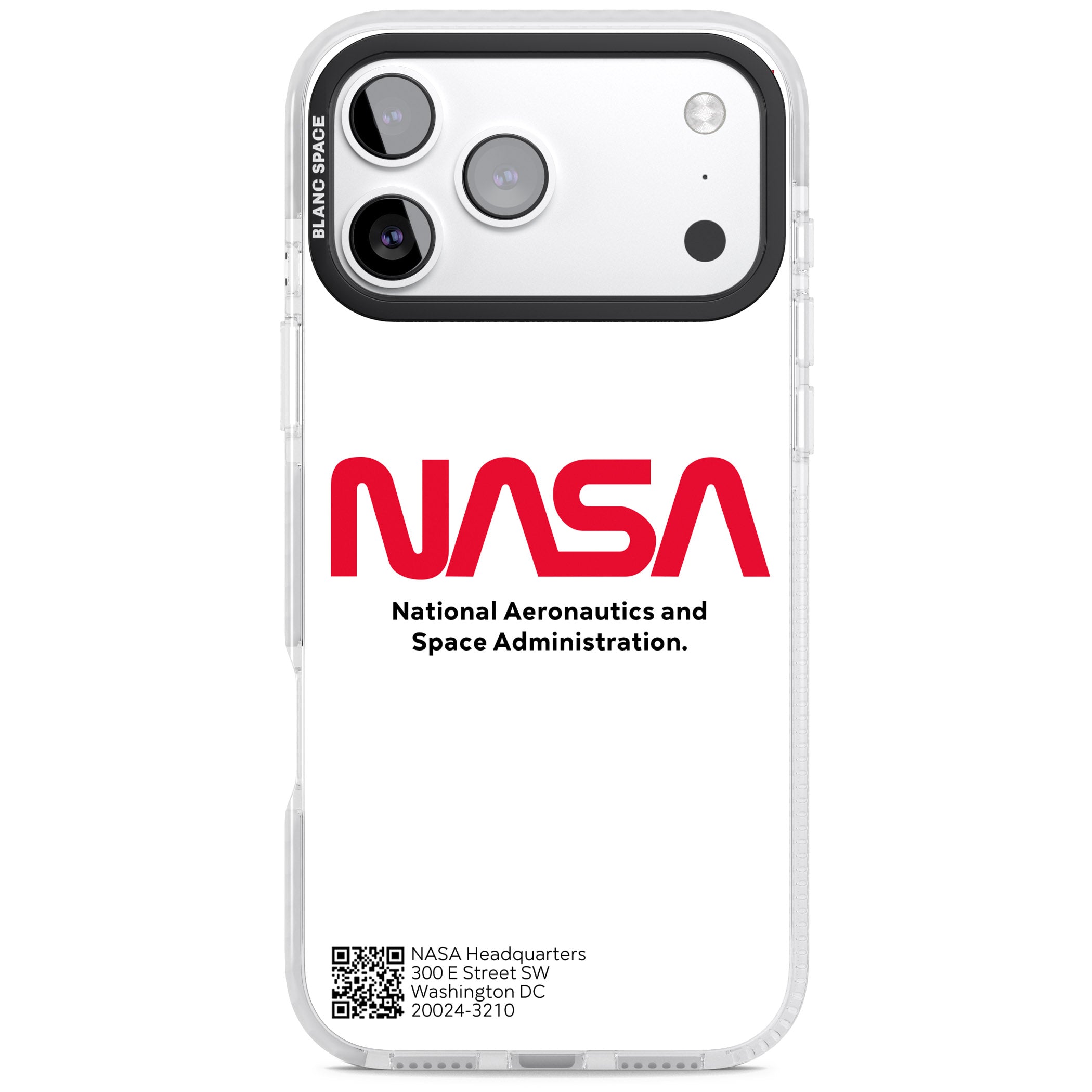 Nasa The Worm iPhone 17 Pro Impact Pro Clear Phone Case