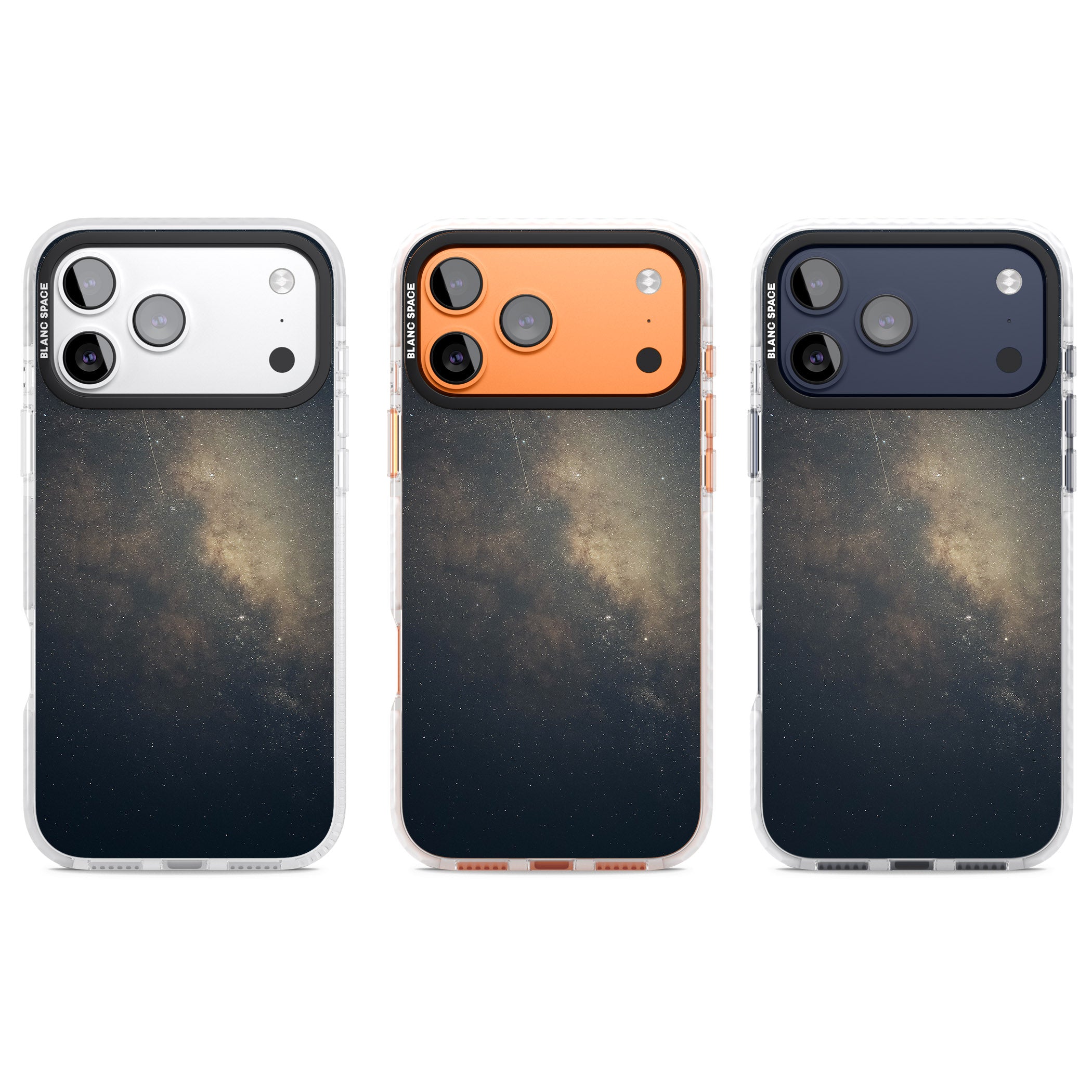 Cosmic Night Sky iPhone 17 Pro Impact Pro Clear Phone Case APT Impact Protection