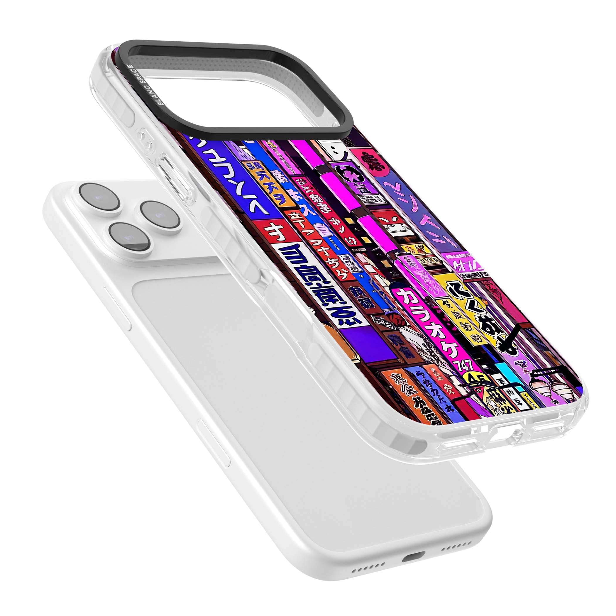 NEON NIGHT anime iPhone case | Impact Magsafe case for iPhone 17 Pro, iPhone 17 Pro Max