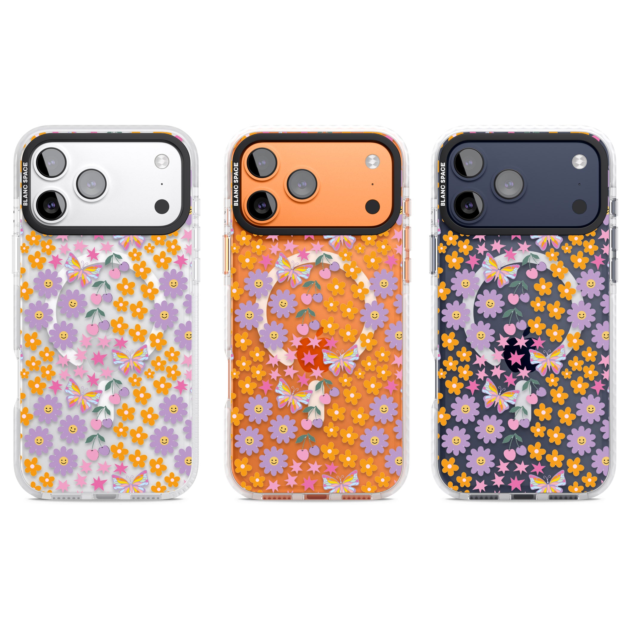 Botanical Bombardment iPhone 17 Pro Impact Pro Clear Phone Case APT Impact Protection