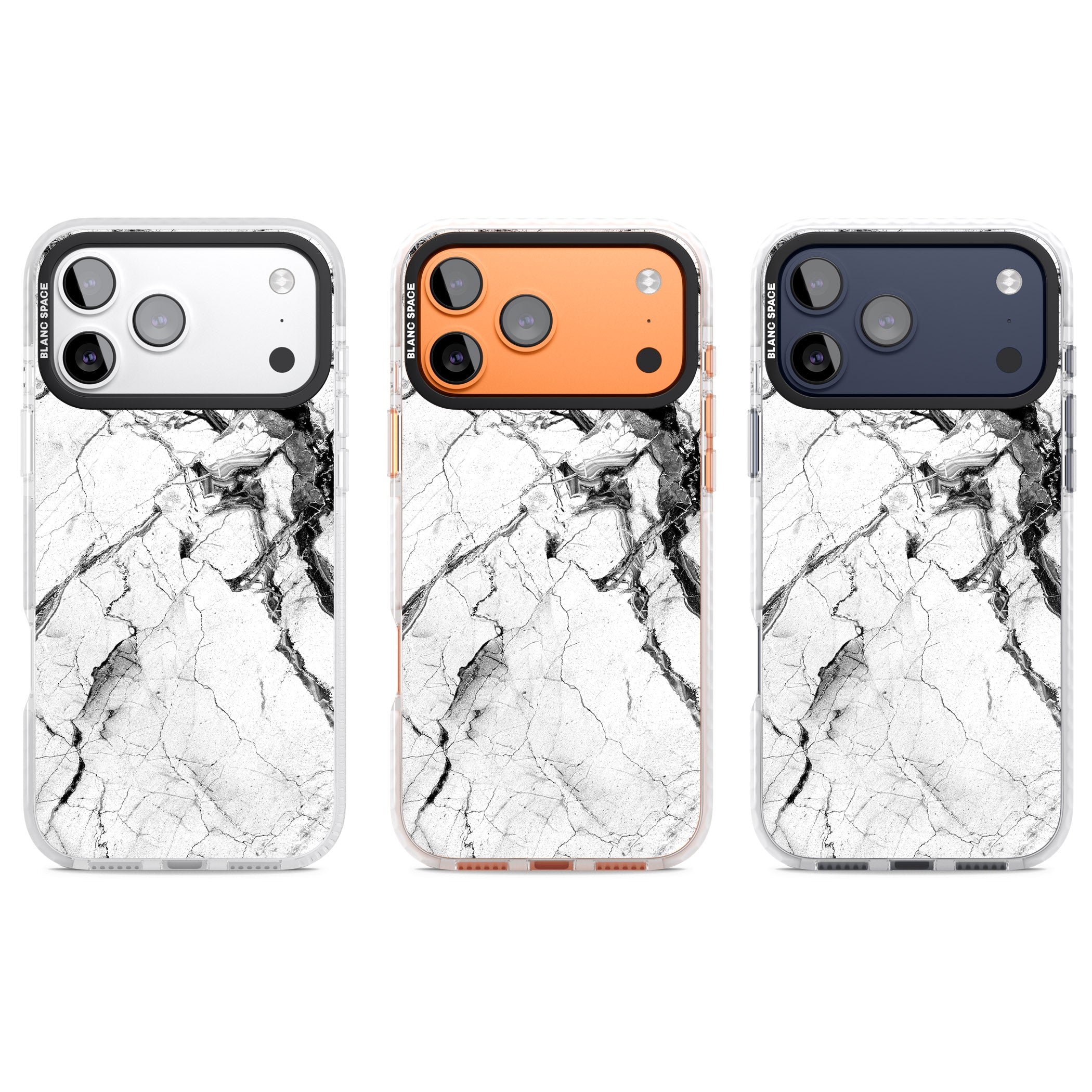Storm Marble iPhone 17 Pro Impact Pro Clear Phone Case APT Impact Protection
