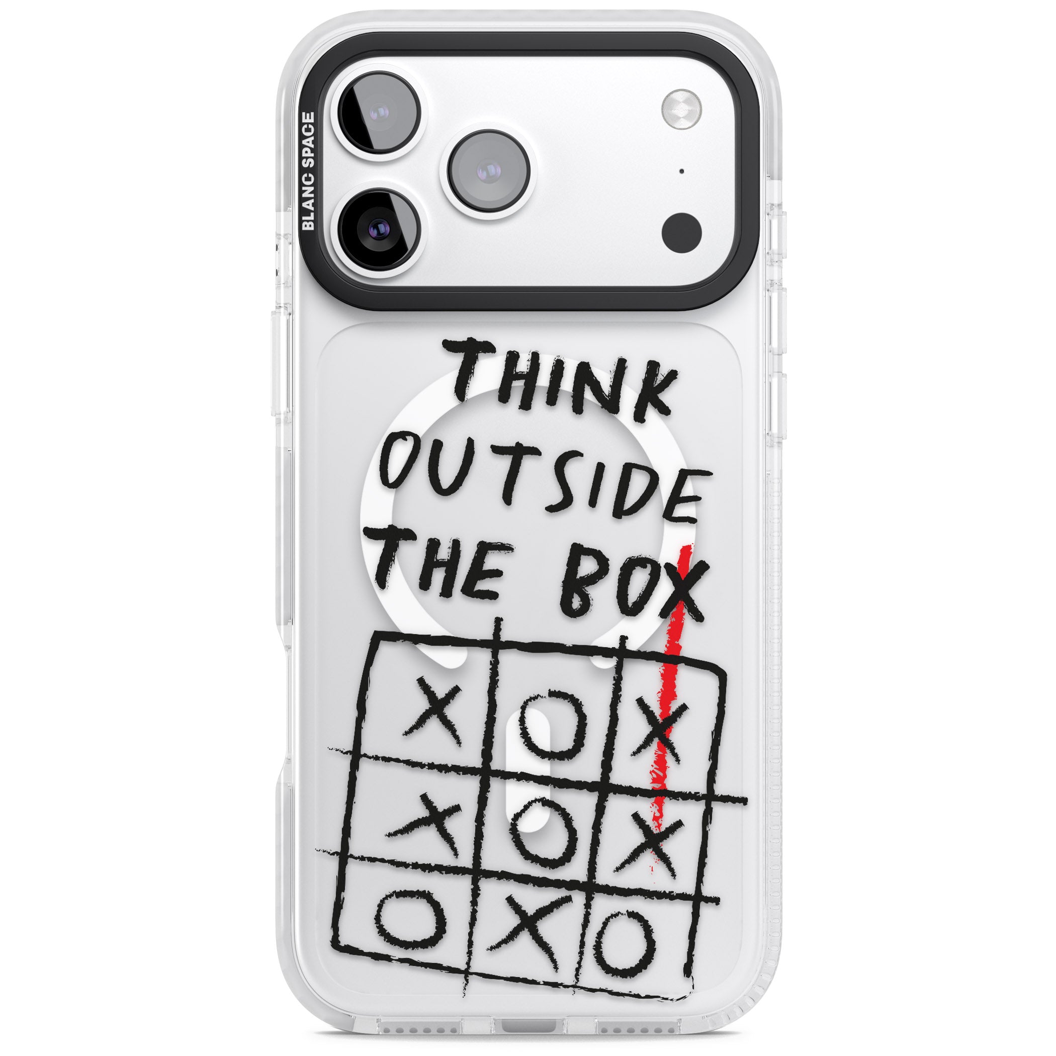 Think Outside The Box iPhone 17 Pro Impact Pro Clear Phone Case