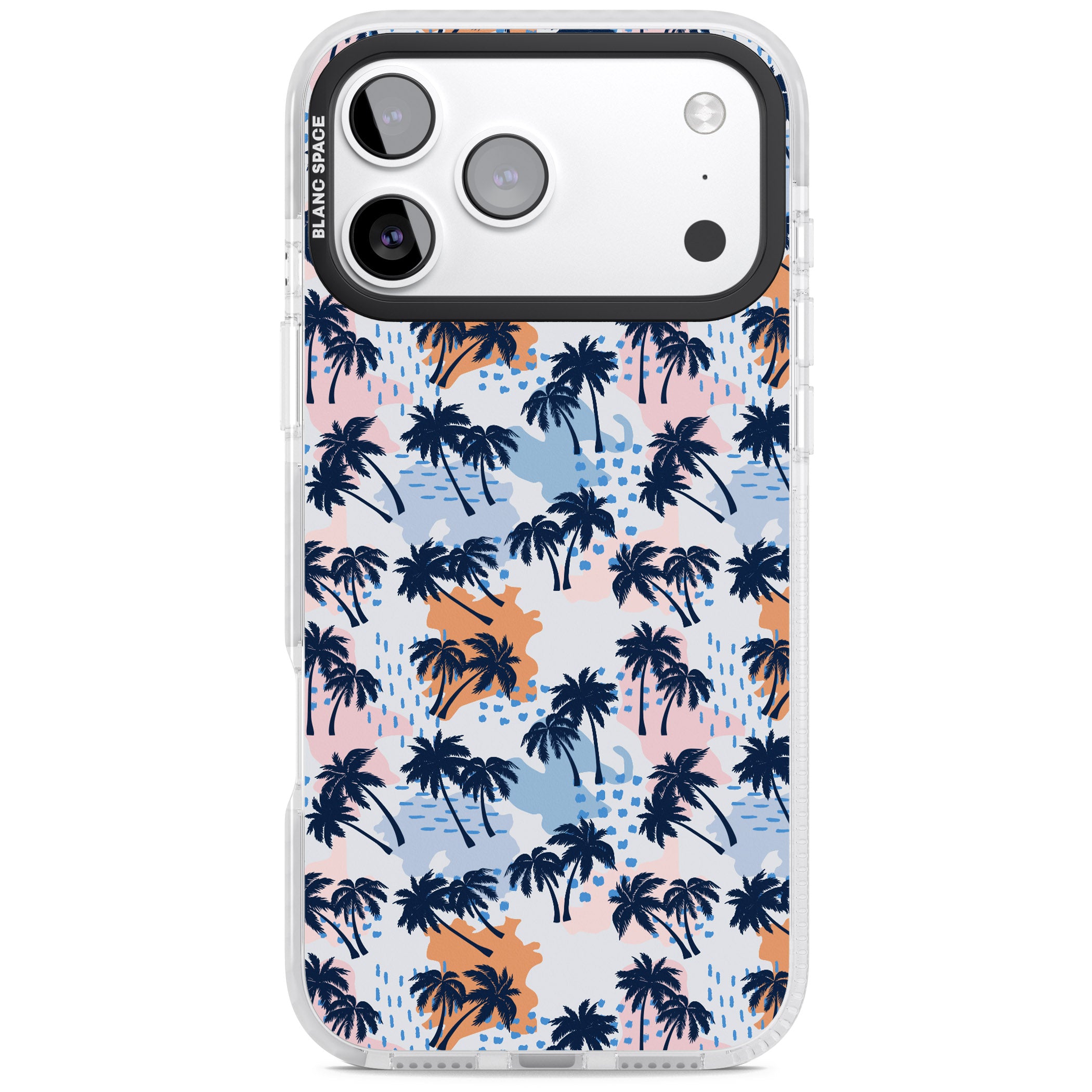 Tropical Vibes Palm iPhone 17 Pro Impact Pro Clear Phone Case