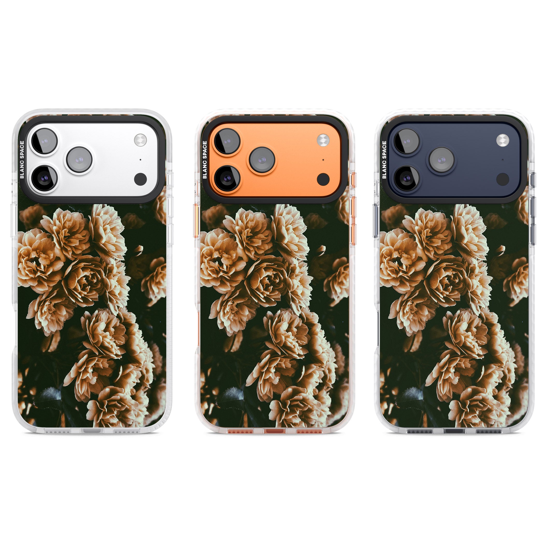 Moody Peony iPhone 17 Pro Impact Pro Clear Phone Case APT Impact Protection