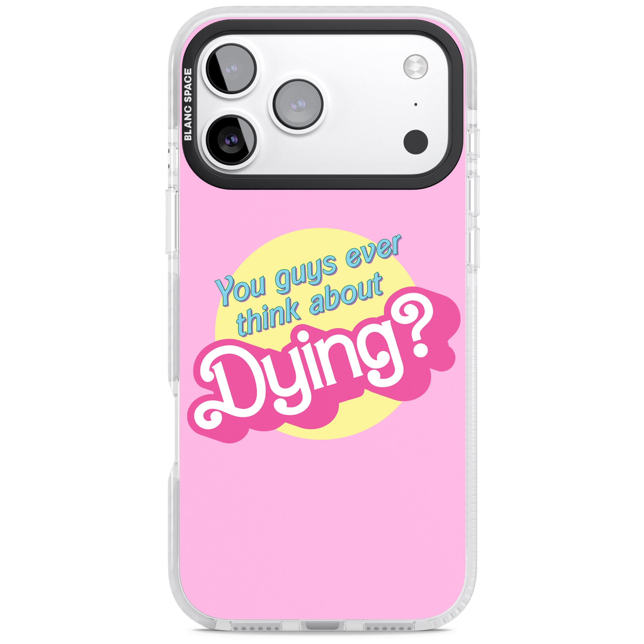 Ever Think About Dying? iPhone 17 Pro Impact Pro Clear Phone Case