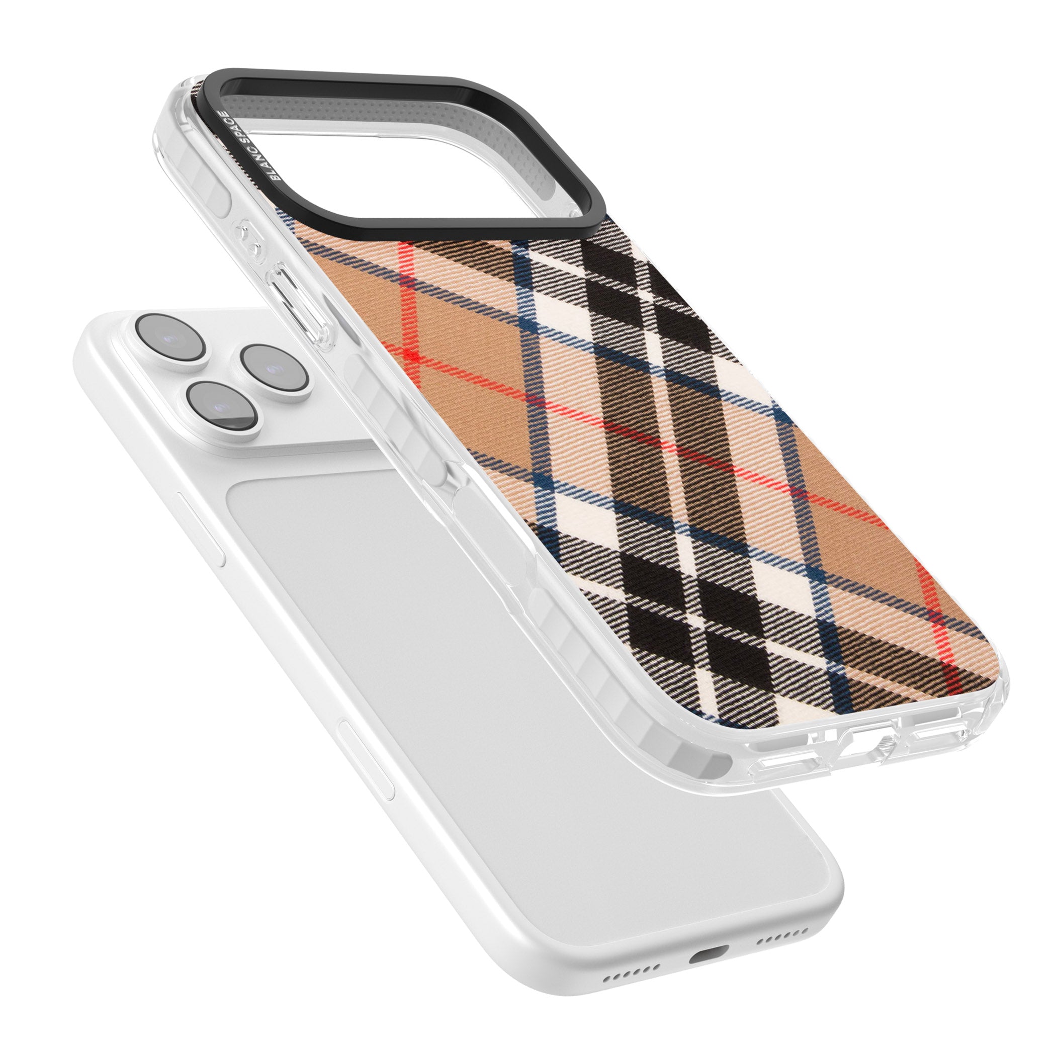 Haymarket Check iPhone 17 Pro Impact Pro Clear Phone Case Colours