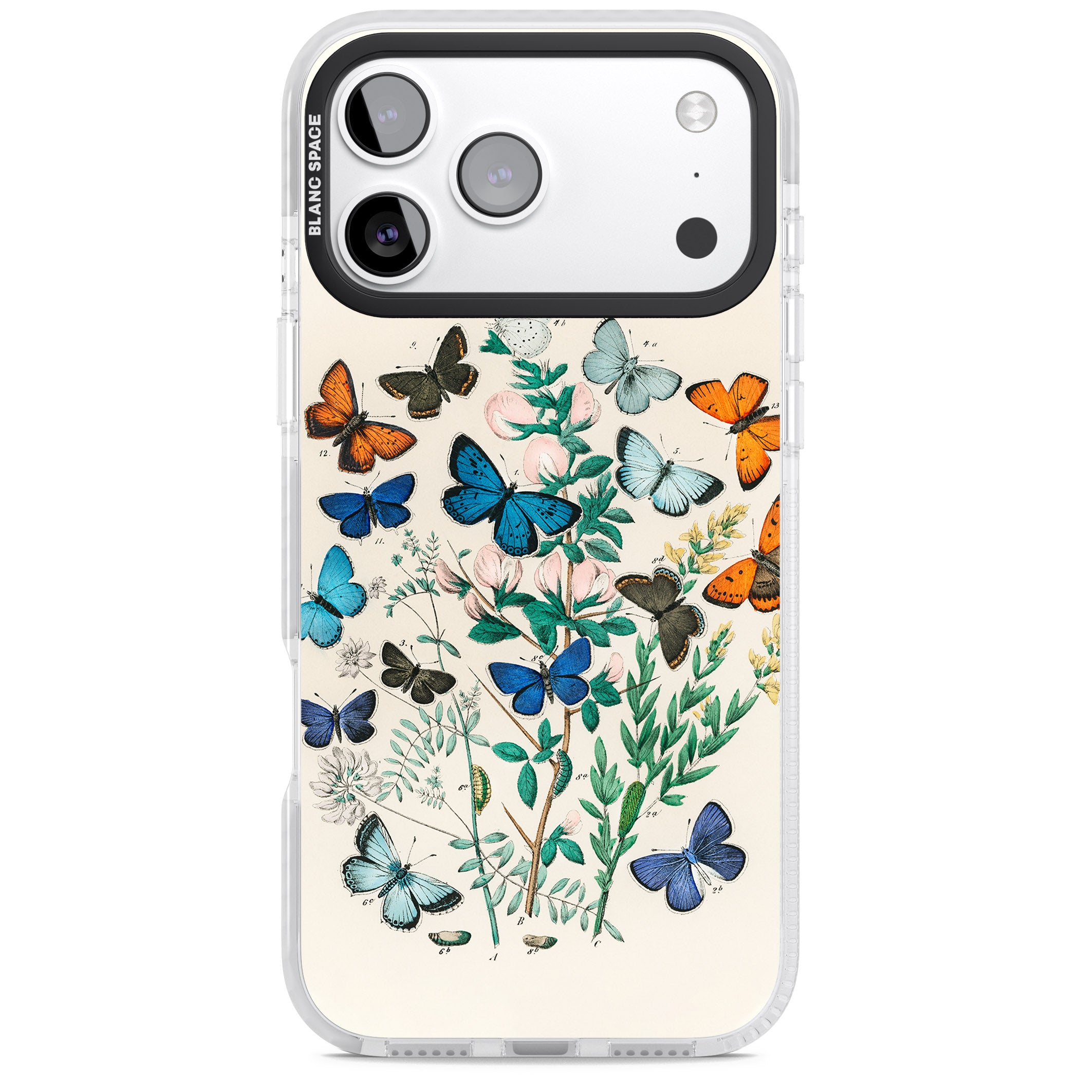 European Butterflies iPhone 17 Pro Impact Pro Clear Phone Case