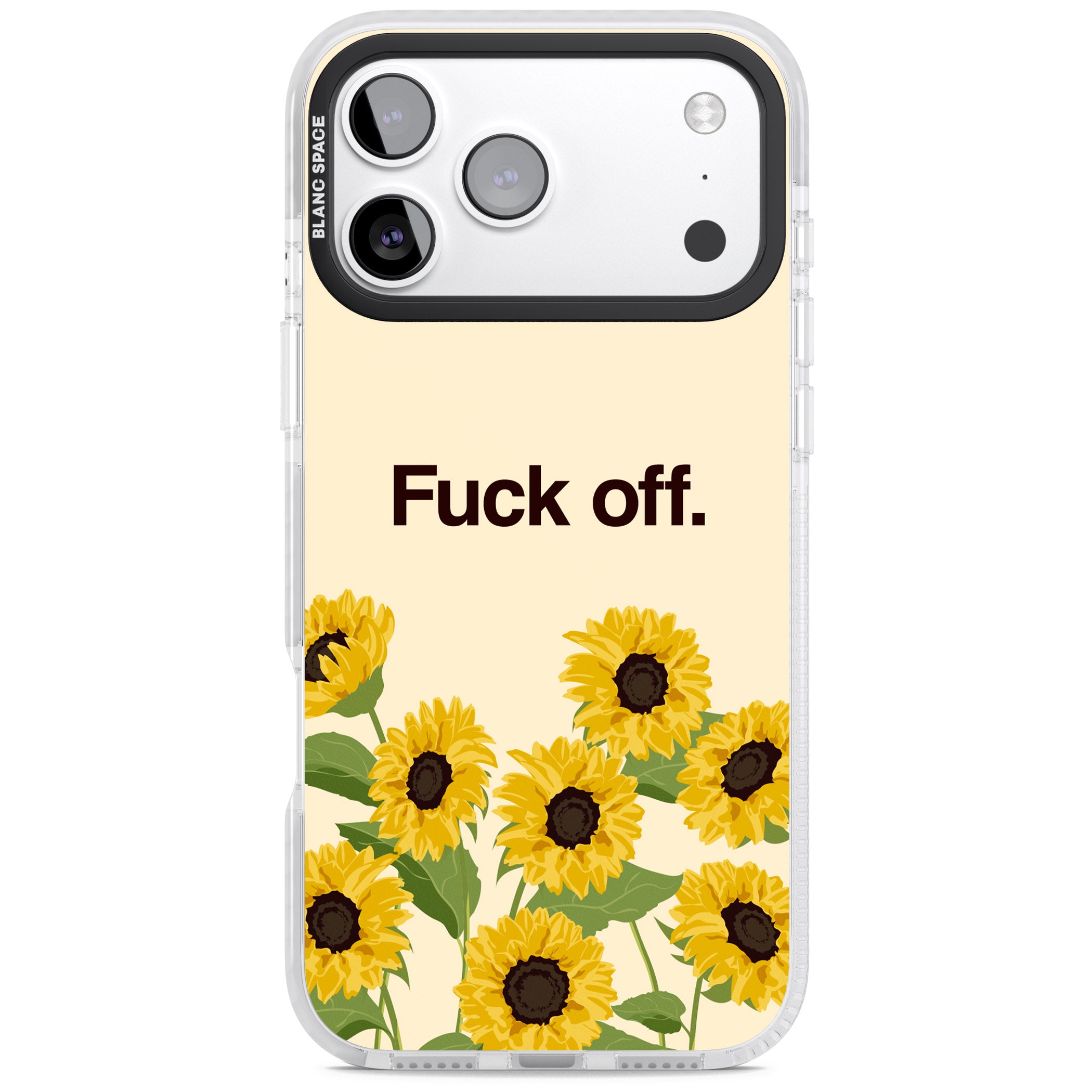 F*Ck Off iPhone 17 Pro Impact Pro Clear Phone Case