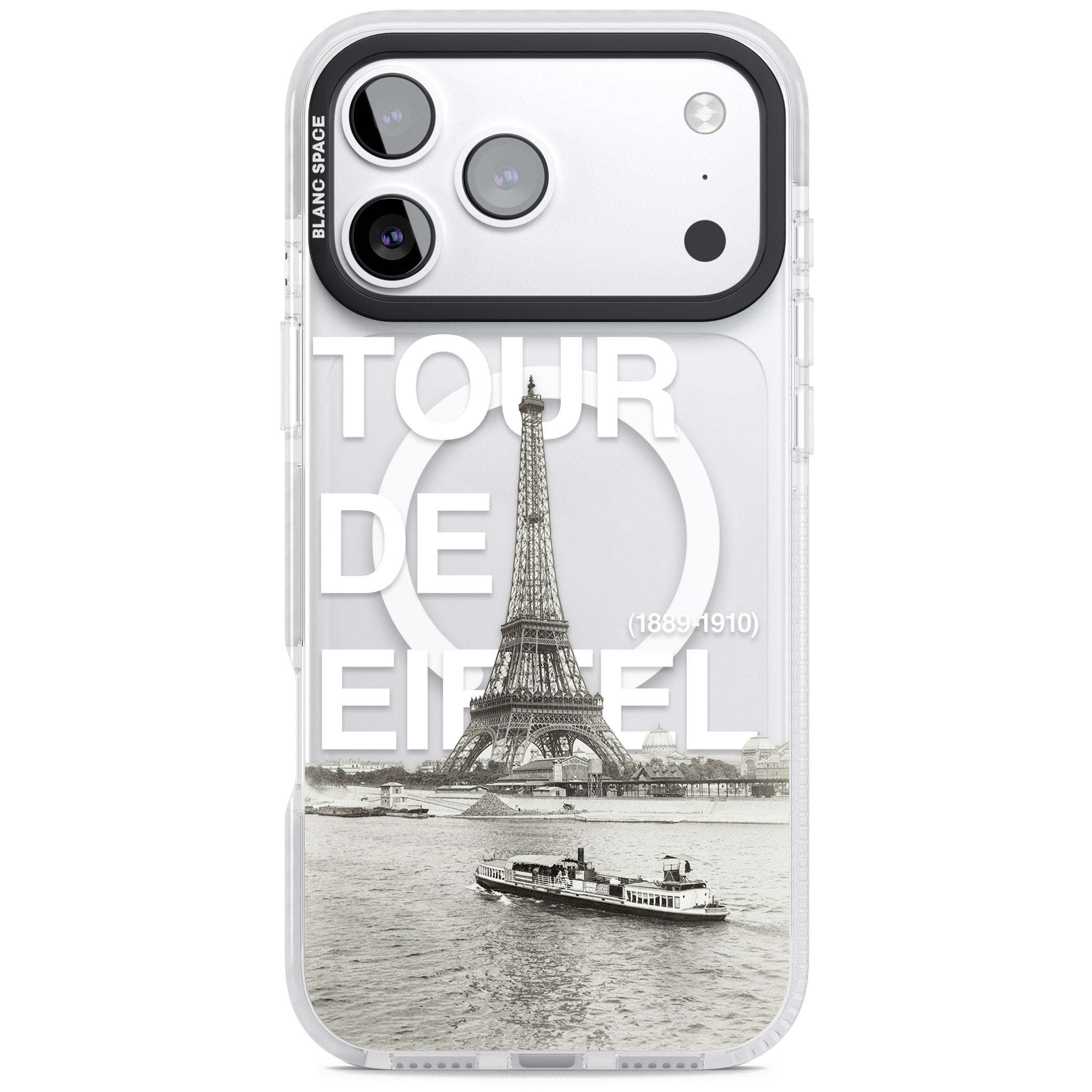 Tour De Eiffel iPhone 17 Pro Impact Pro Clear Phone Case