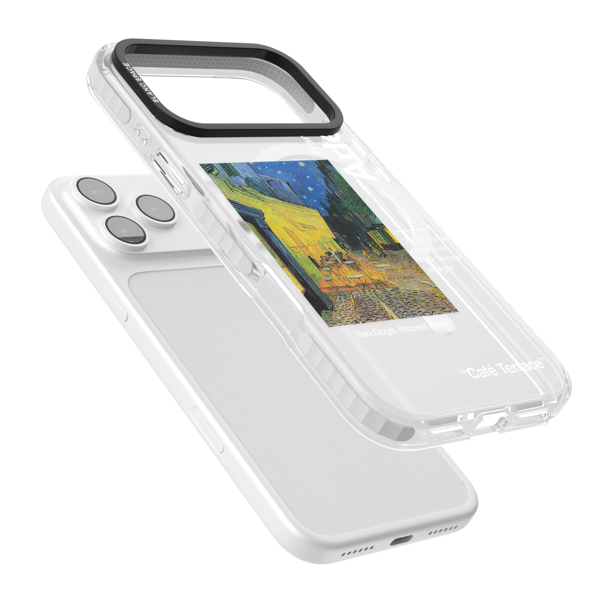 Cafe Terrace At Night iPhone 17 Pro Impact Pro Clear Phone Case Colours