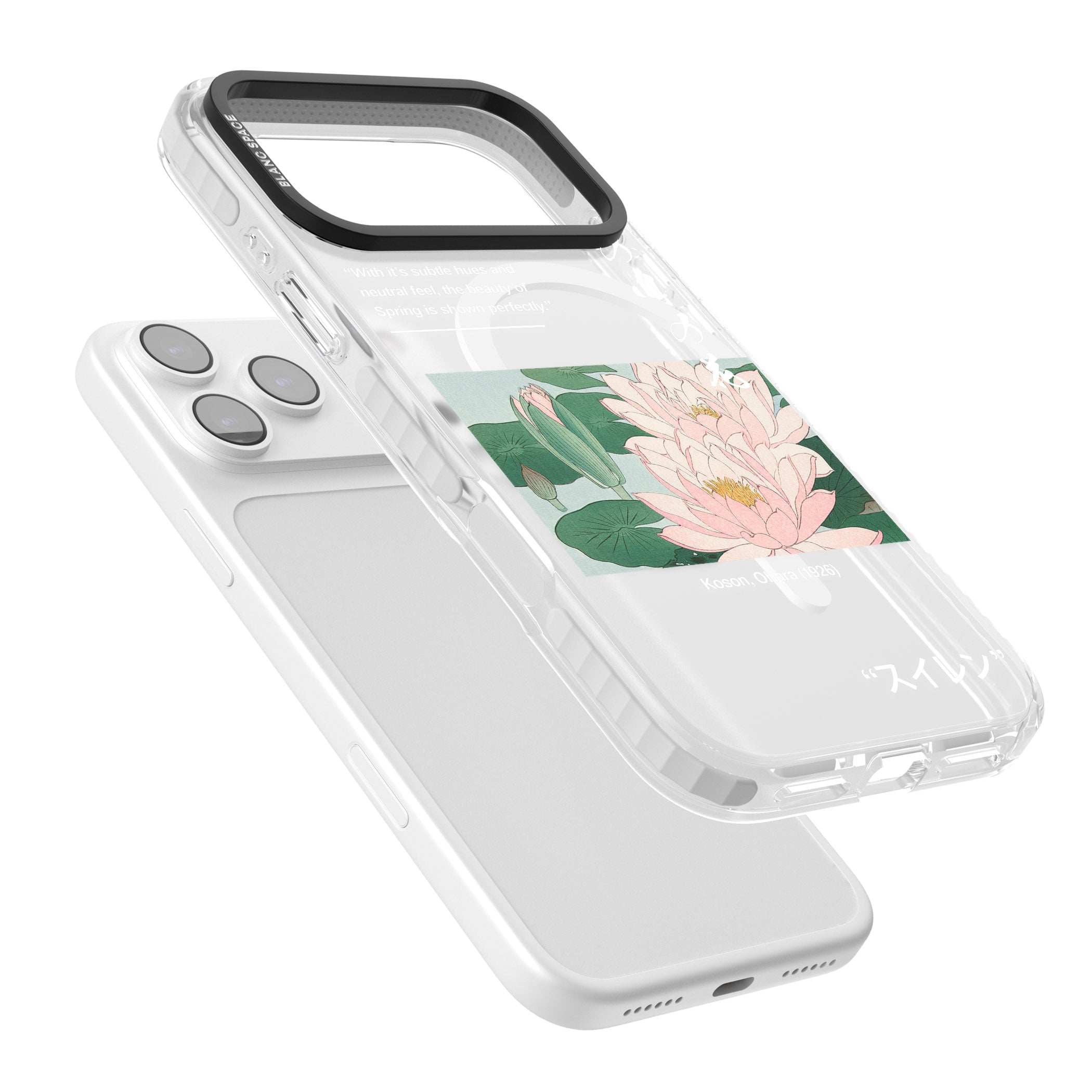 Water Lily iPhone 17 Pro Impact Pro Clear Phone Case Colours