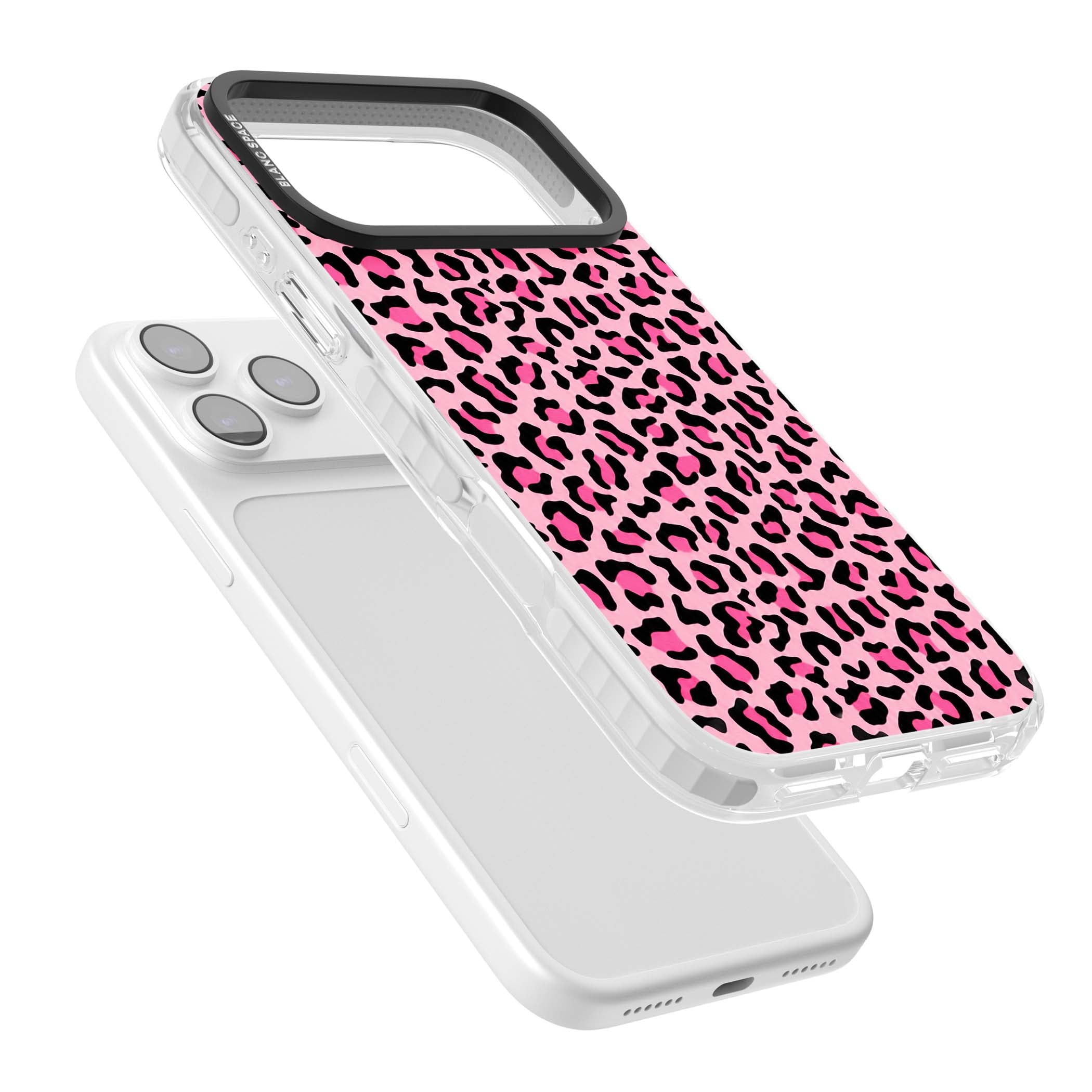Pink Leopard baddie iPhone case | Impact Magsafe case for iPhone 17 Pro, iPhone 17 Pro Max