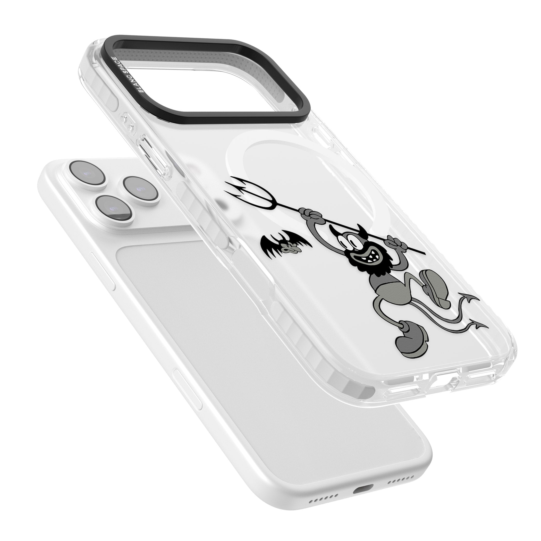 Dancing Devil iPhone 17 Pro Impact Pro Clear Phone Case Colours