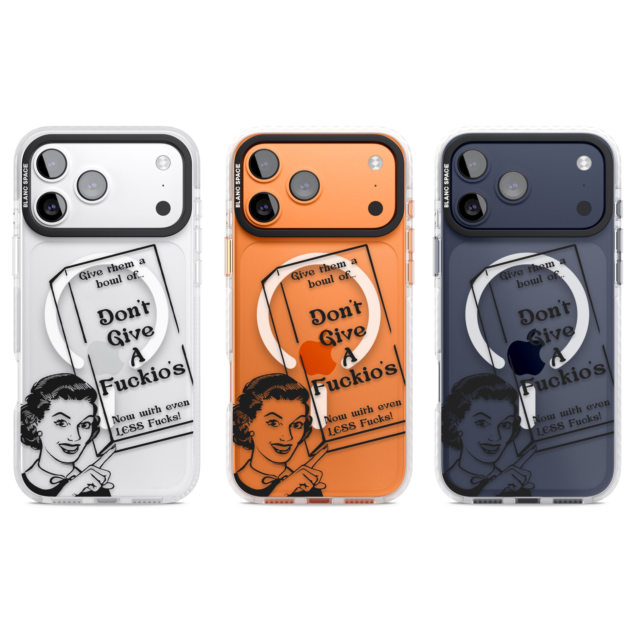 Dont Give A F Ckios Cereal iPhone 17 Pro Impact Pro Clear Phone Case APT Impact Protection