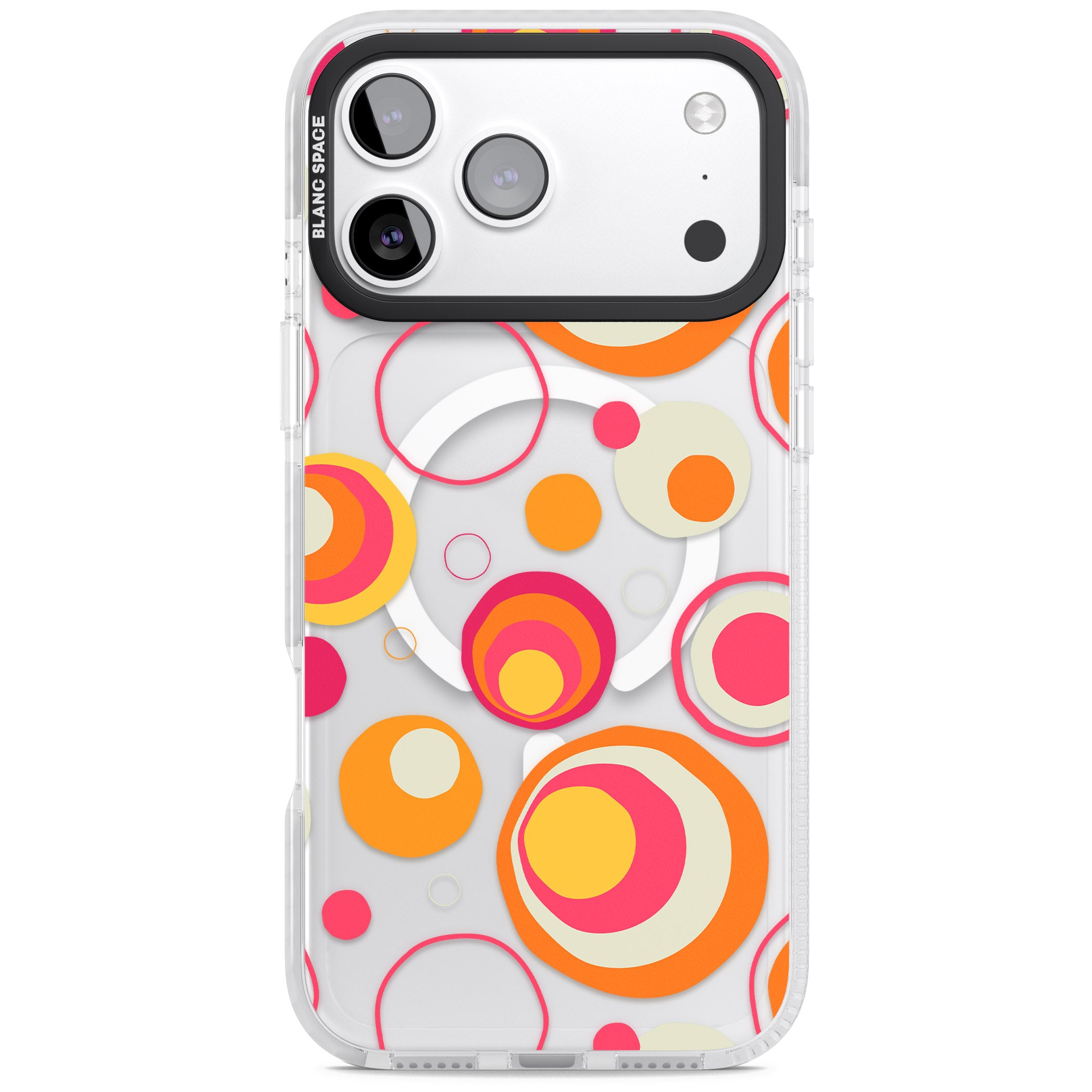 Mid Century Party Pattern iPhone 17 Pro Impact Pro Clear Phone Case