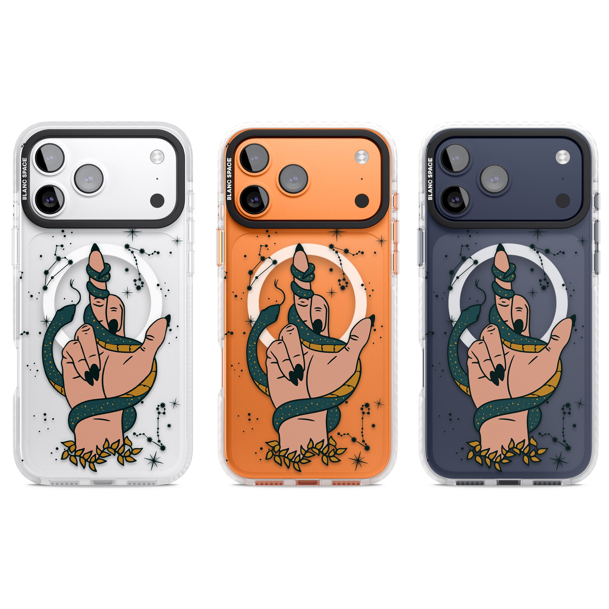 Snakes, Stars And Cynicism iPhone 17 Pro Impact Pro Clear Phone Case APT Impact Protection