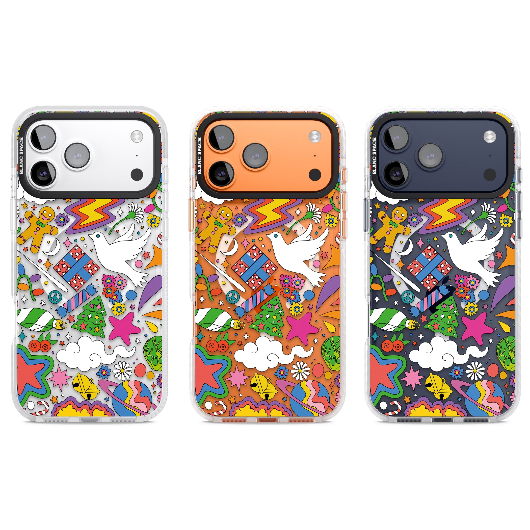 Whimsical Wonderland iPhone 17 Pro Impact Pro Clear Phone Case APT Impact Protection