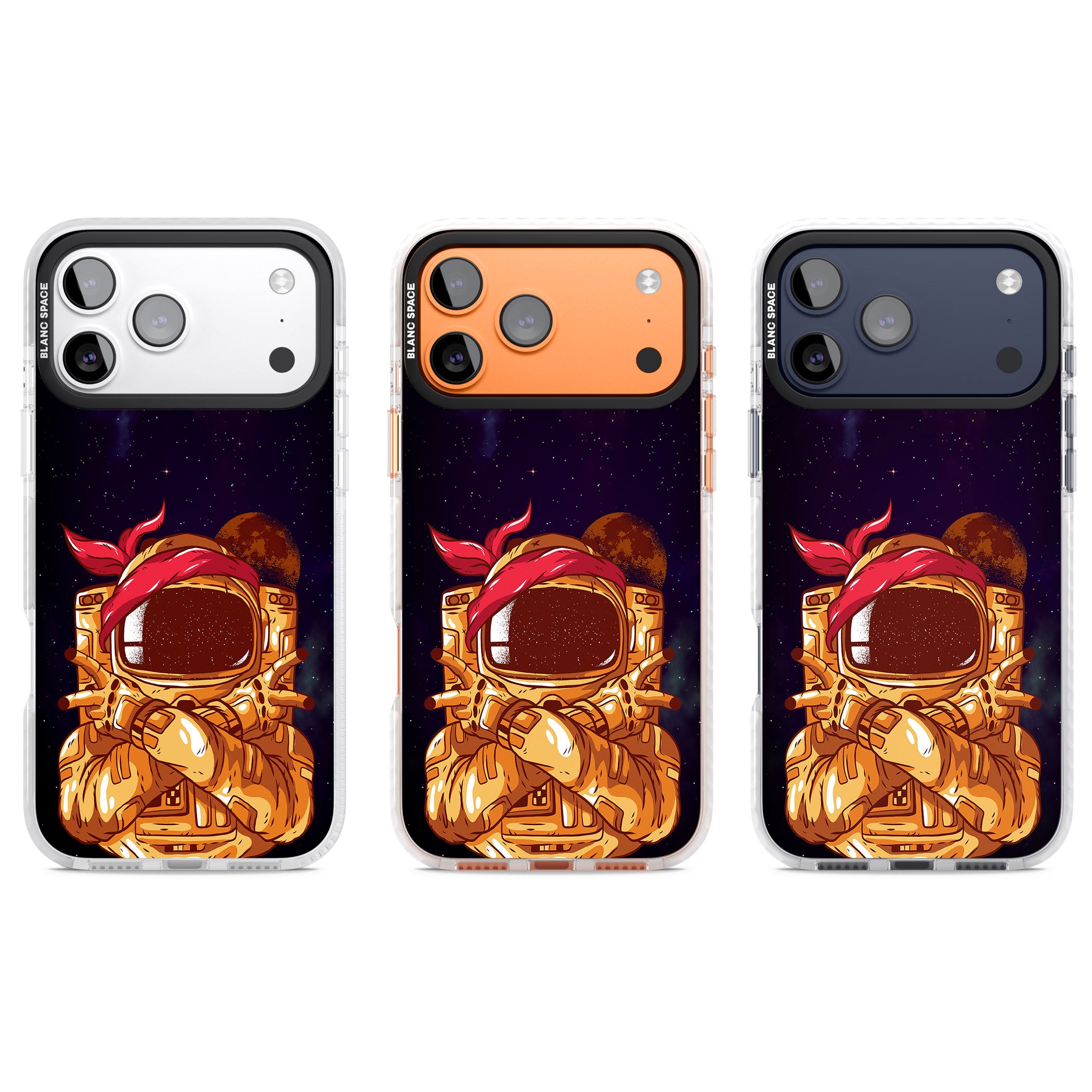 Space Gangster iPhone 17 Pro Impact Pro Clear Phone Case APT Impact Protection