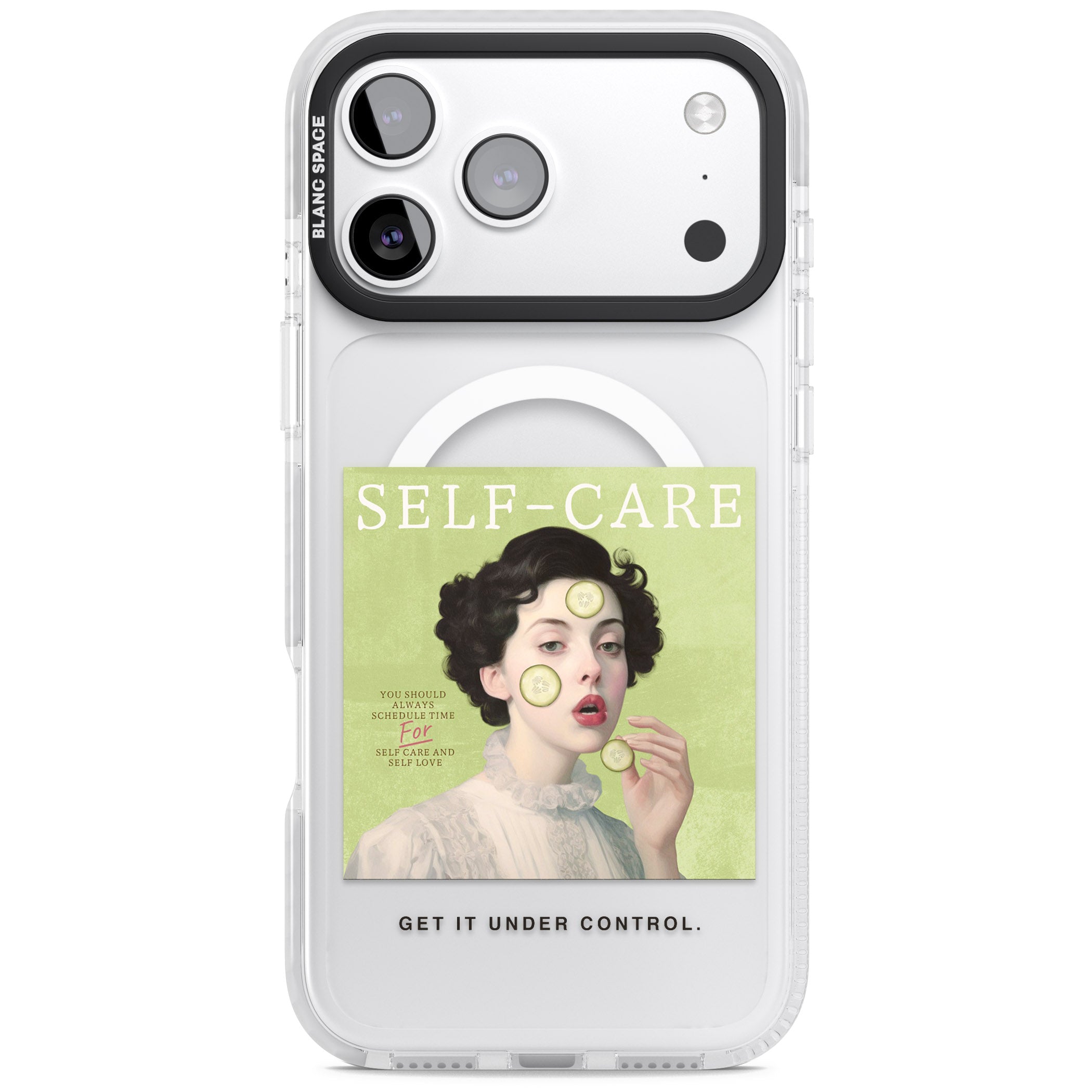 Self Care iPhone 17 Pro Impact Pro Clear Phone Case