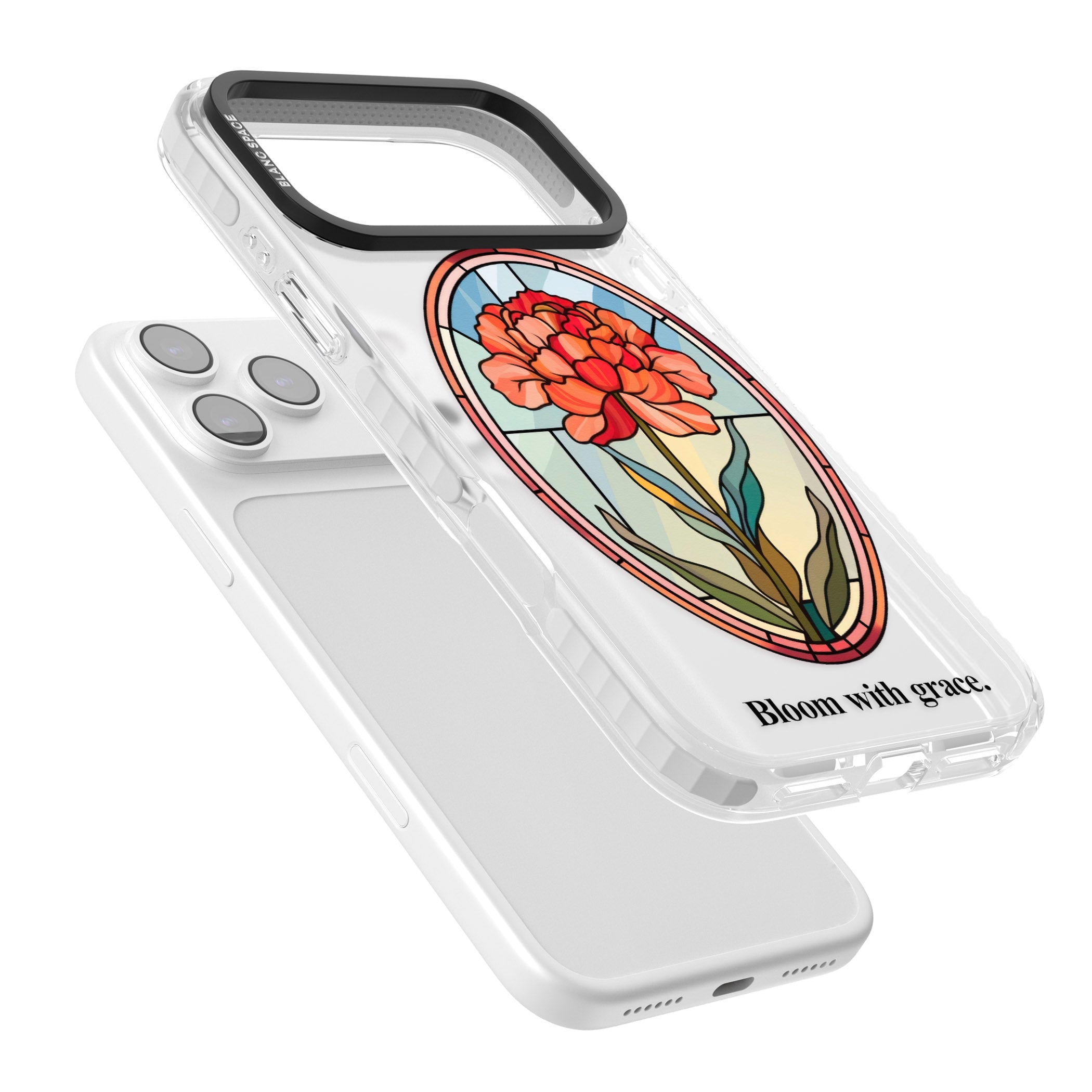 Bloom With Grace iPhone 17 Pro Impact Pro Clear Phone Case Colours