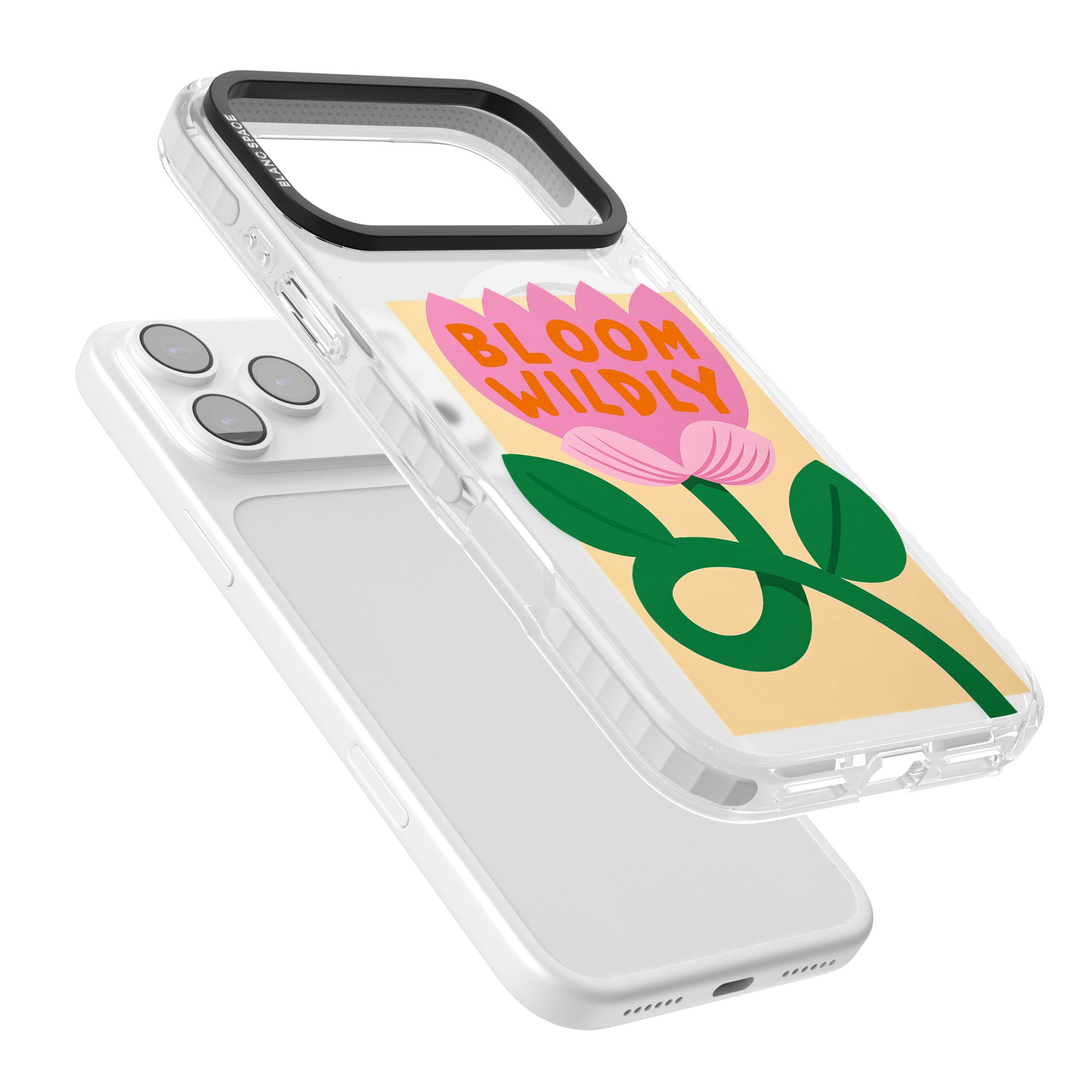 Bloom Wildly iPhone 17 Pro Impact Pro Clear Phone Case Colours