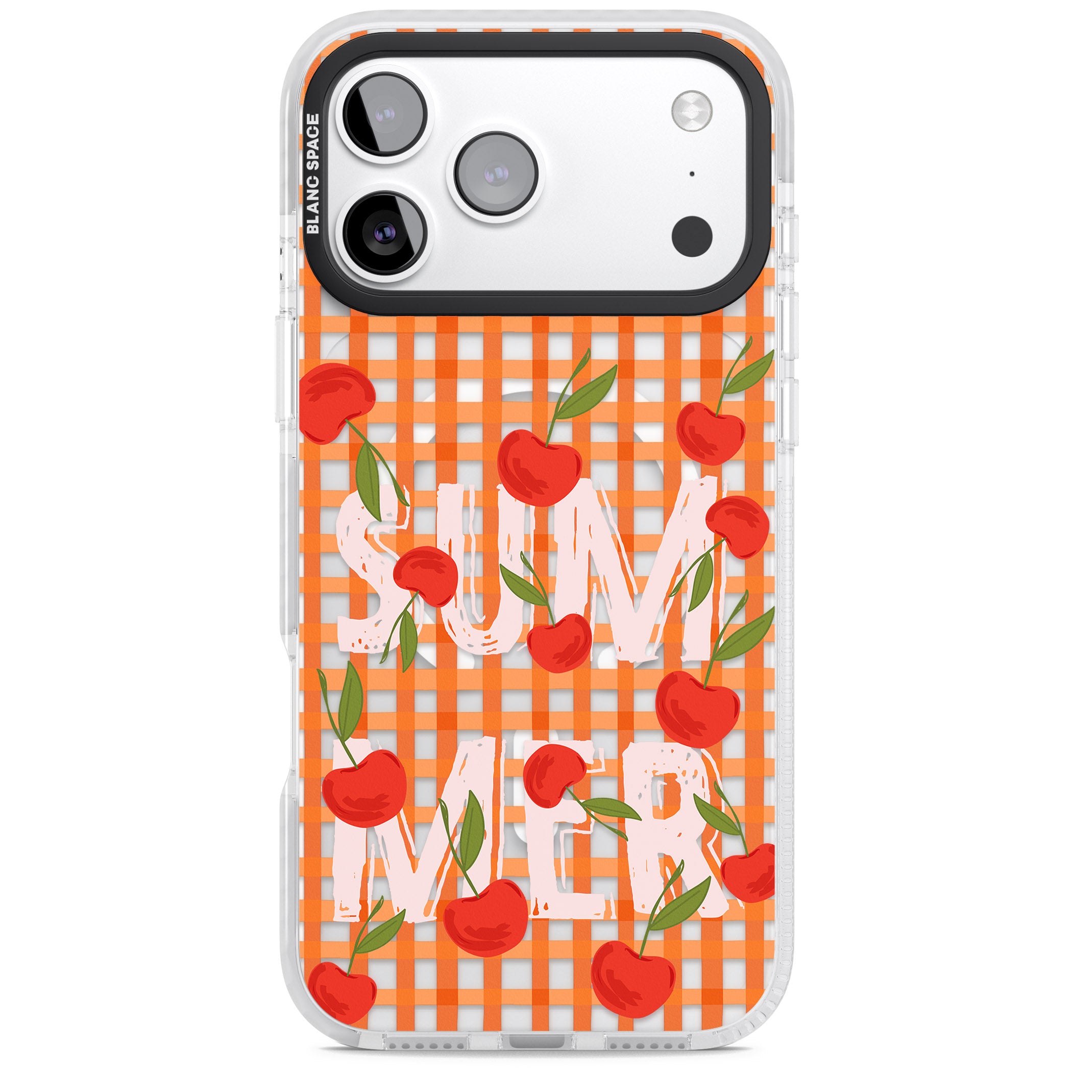 Summer Tomatoes iPhone 17 Pro Impact Pro Clear Phone Case